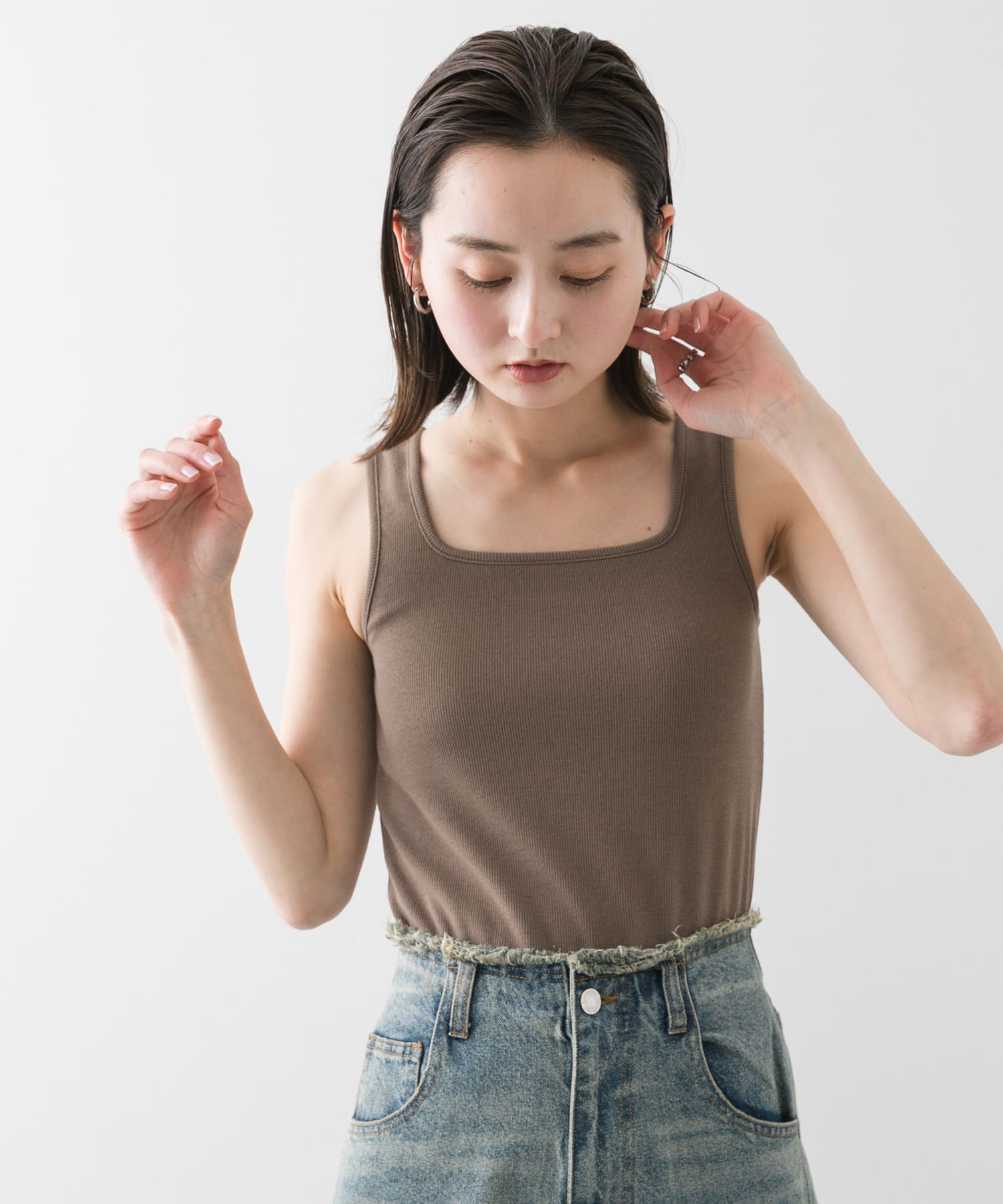 身長：169cm サイズ：one