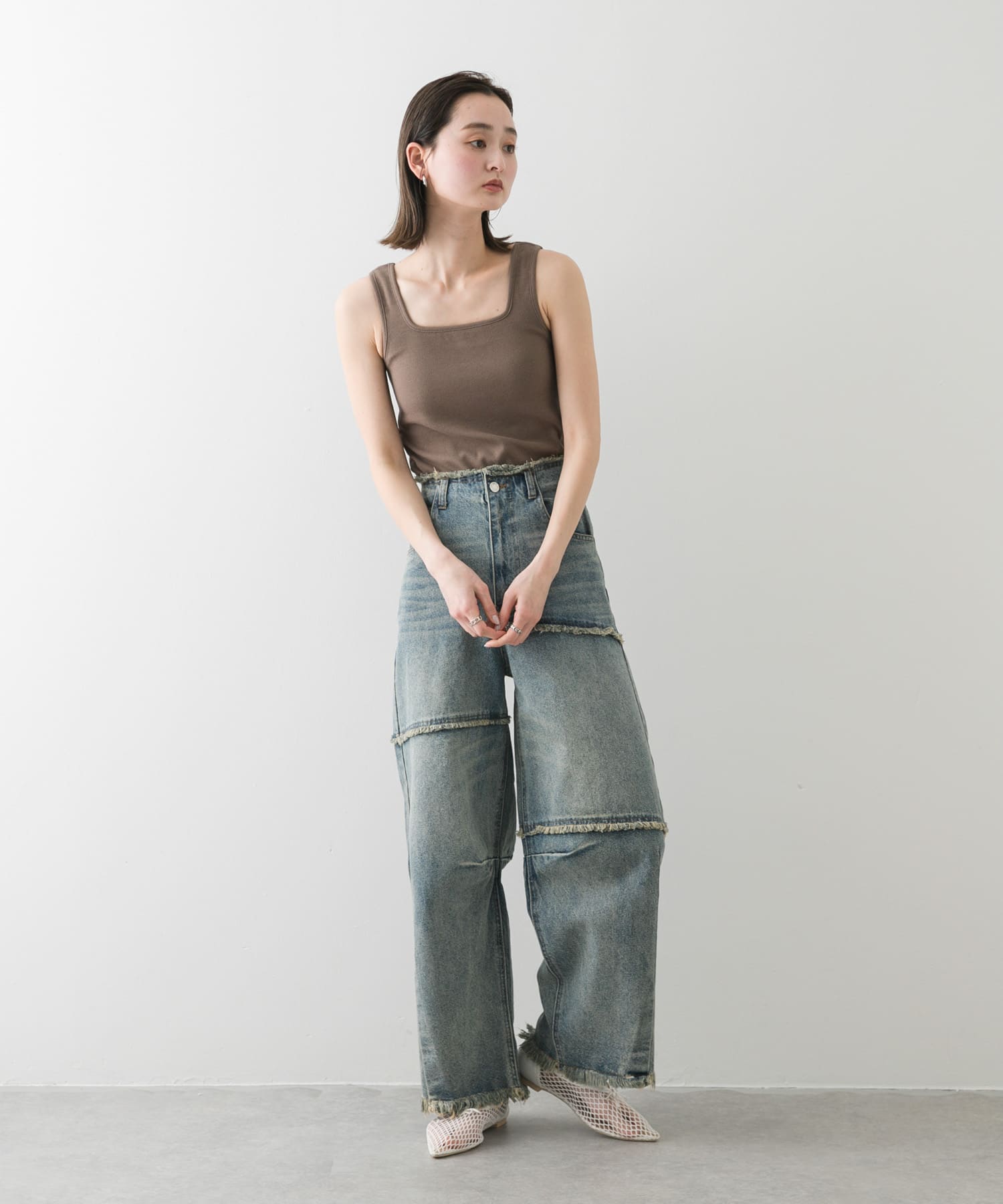 身長：169cm サイズ：one
