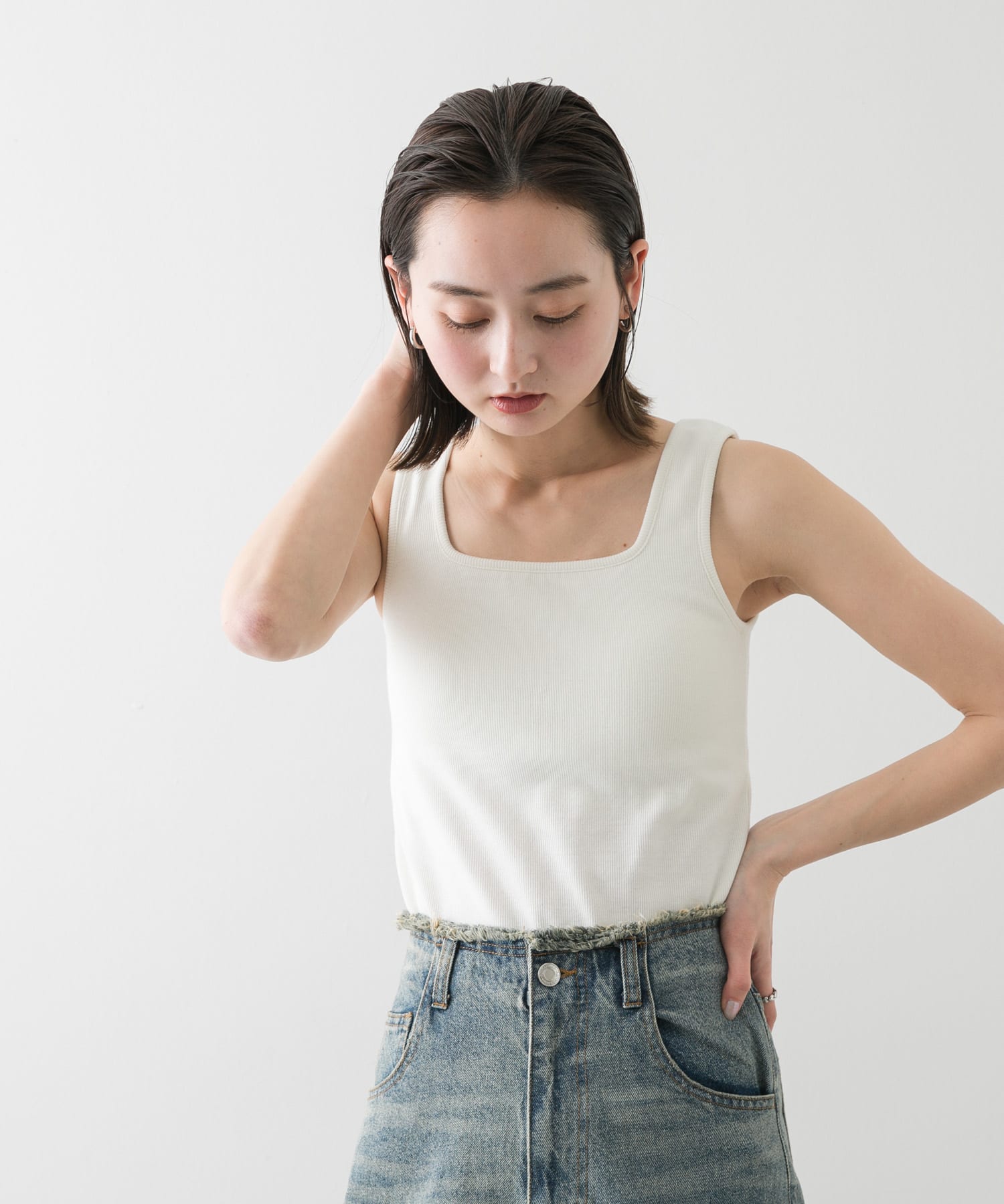 身長：169cm サイズ：one