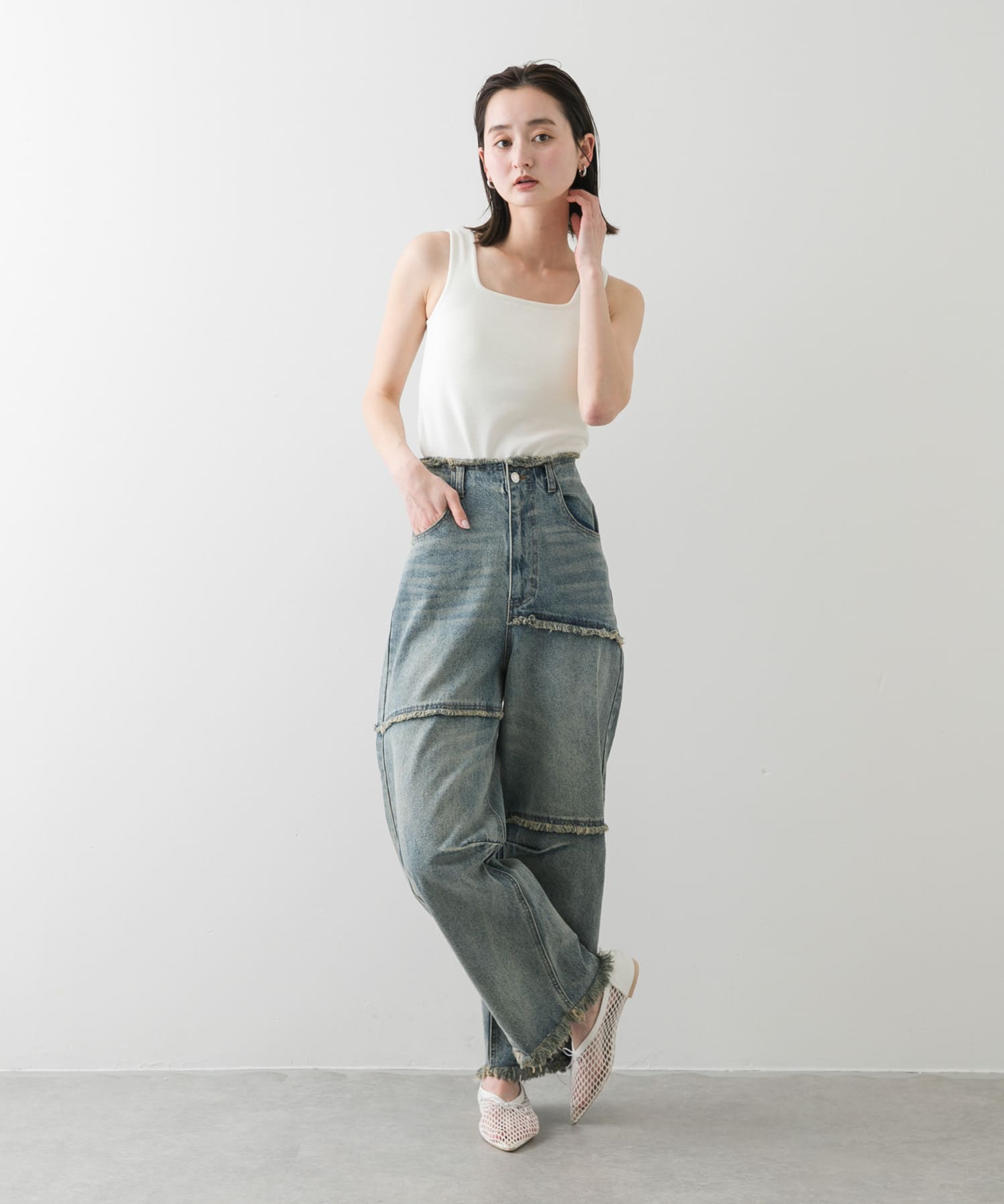 身長：169cm サイズ：one