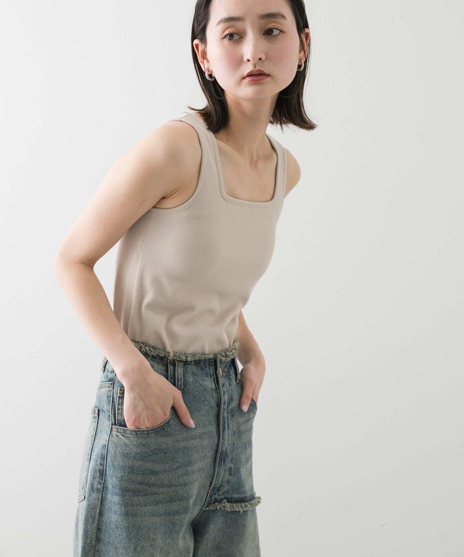 身長：169cm サイズ：one