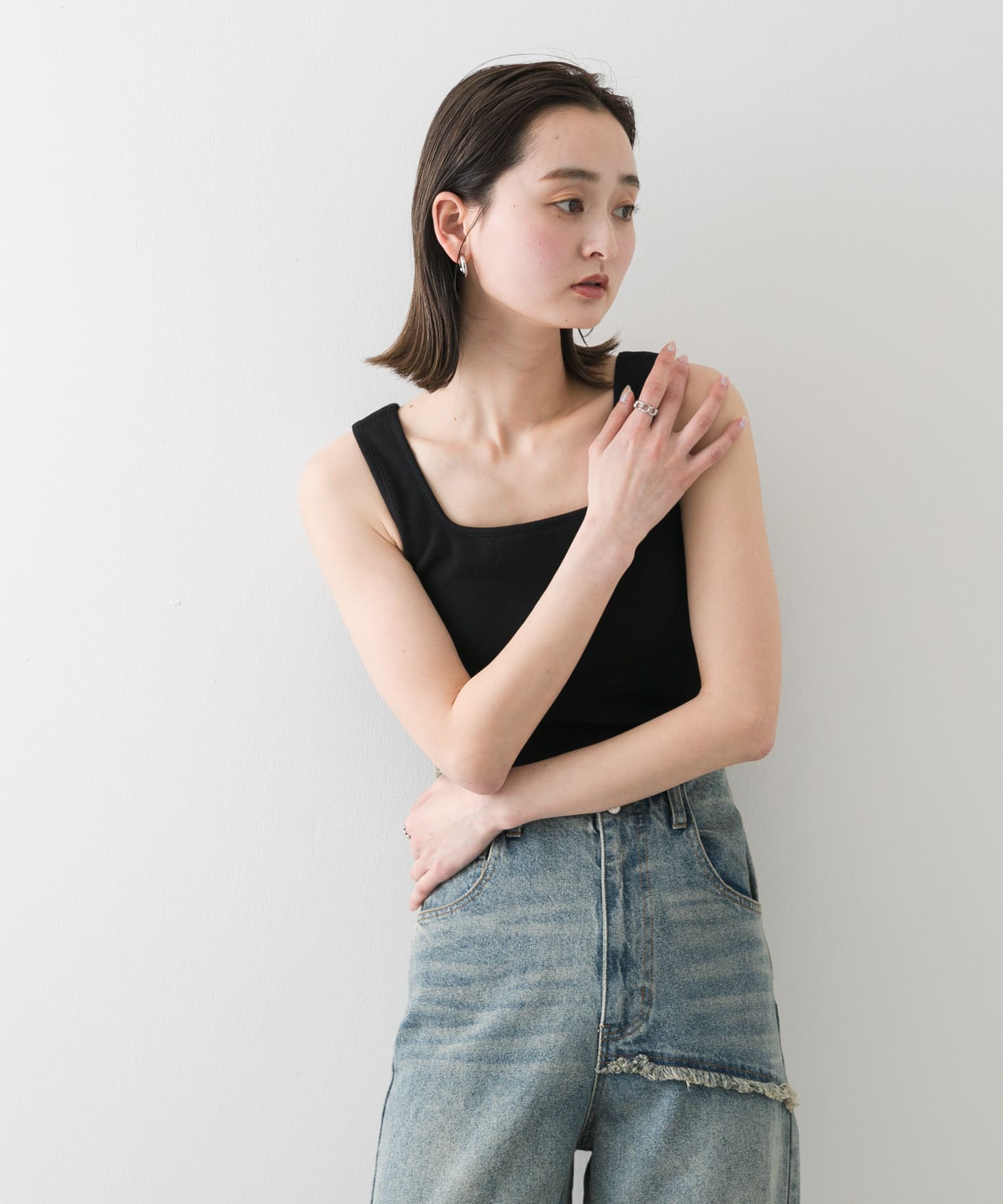 身長：169cm サイズ：one