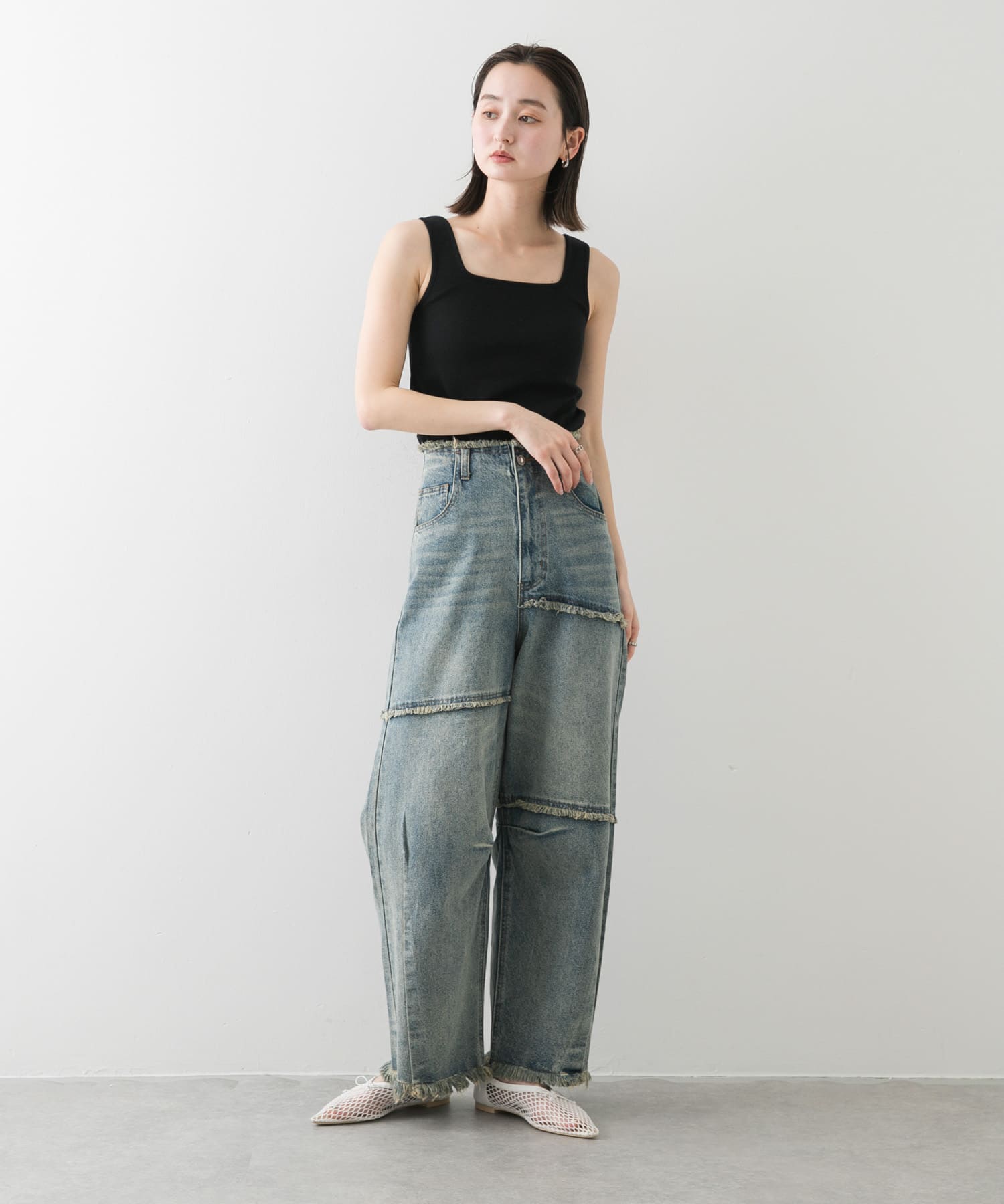 身長：169cm サイズ：one