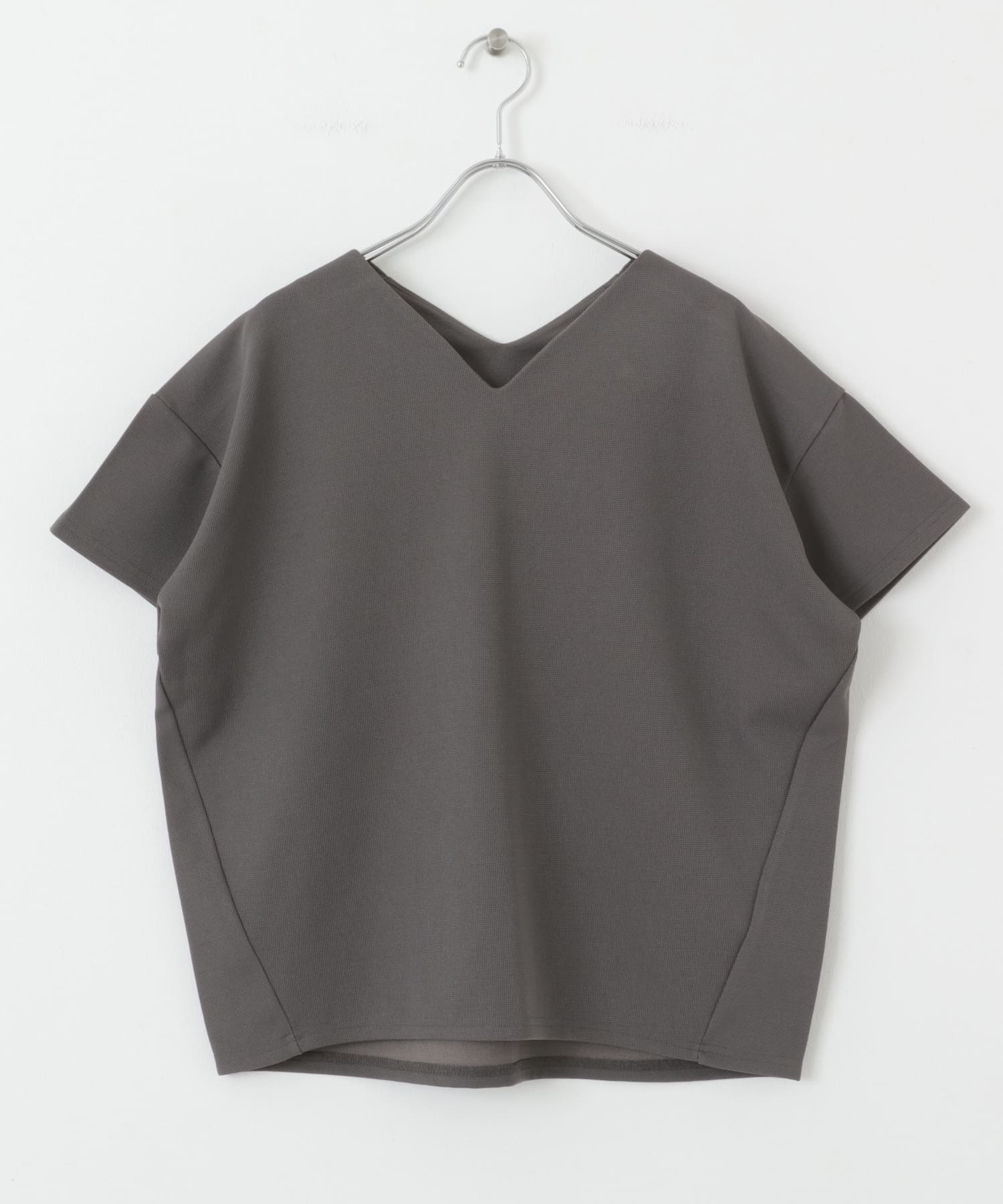 ミラノリブVネックTシャツ(one WHT×BLK): トップス｜URBAN RESEARCH