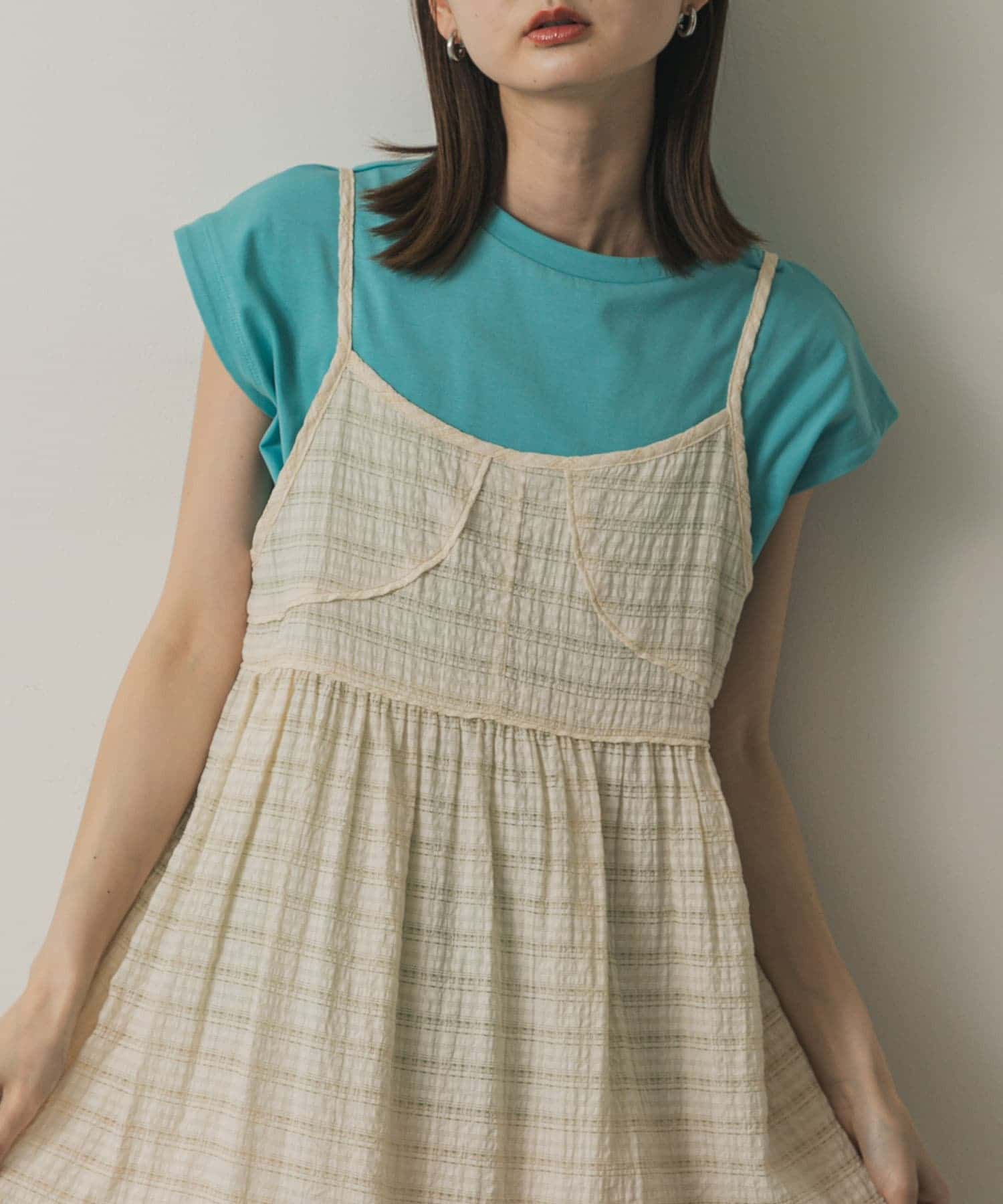 身長：169cm サイズ：one