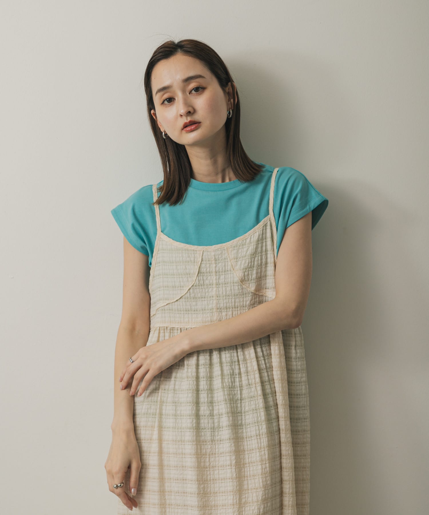 身長：169cm サイズ：one