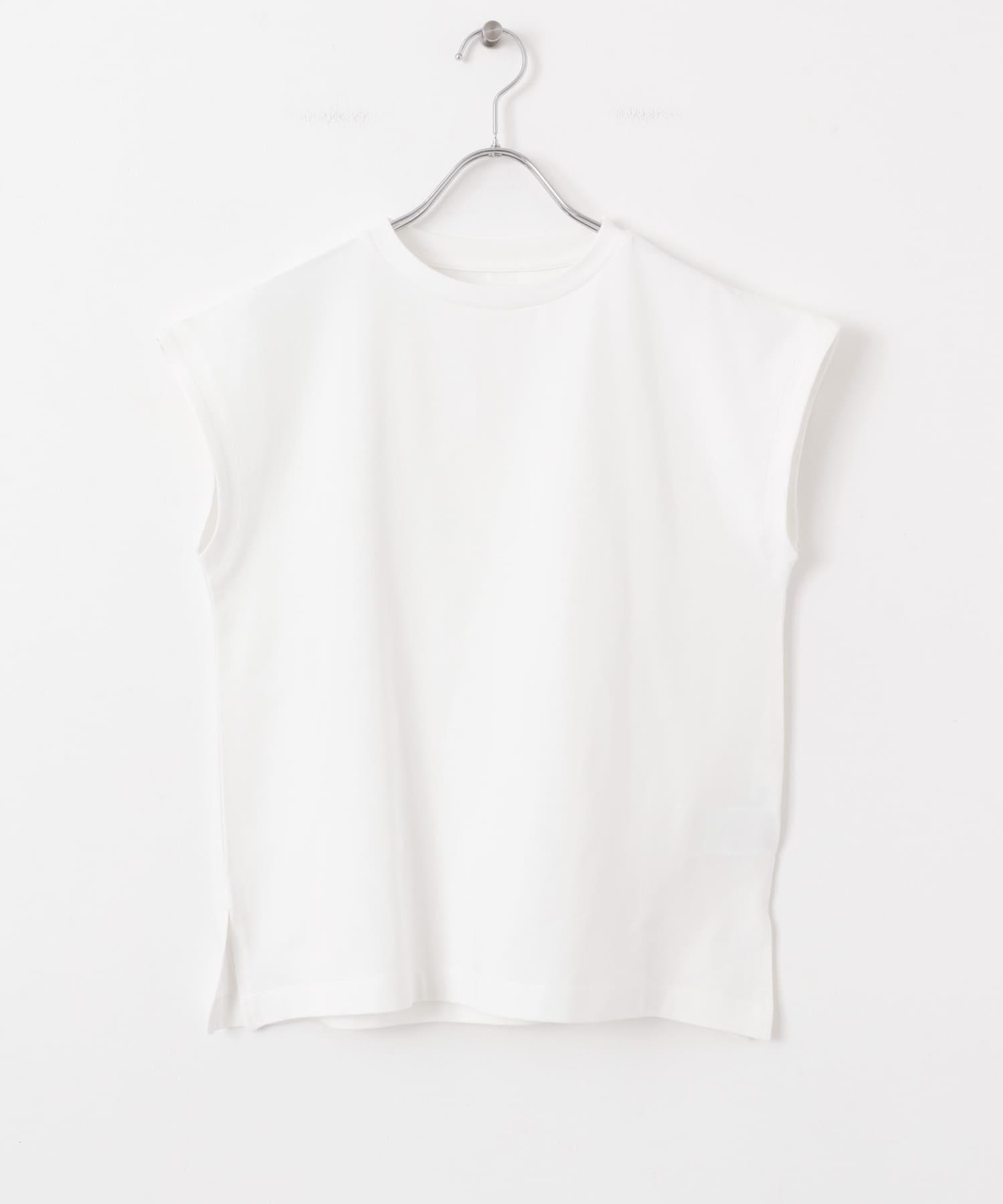 『UR TECH ひやサラクール』 クールタッチフレンチスリーブTシャツ OFF WHITE one