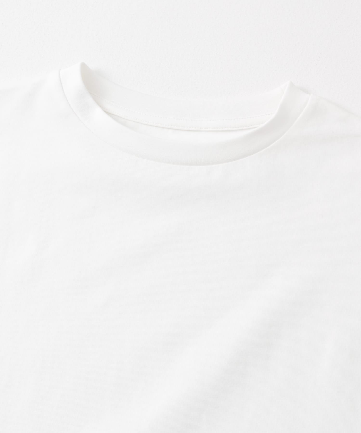 『UR TECH ひやサラクール』 クールタッチフレンチスリーブTシャツ OFF WHITE one