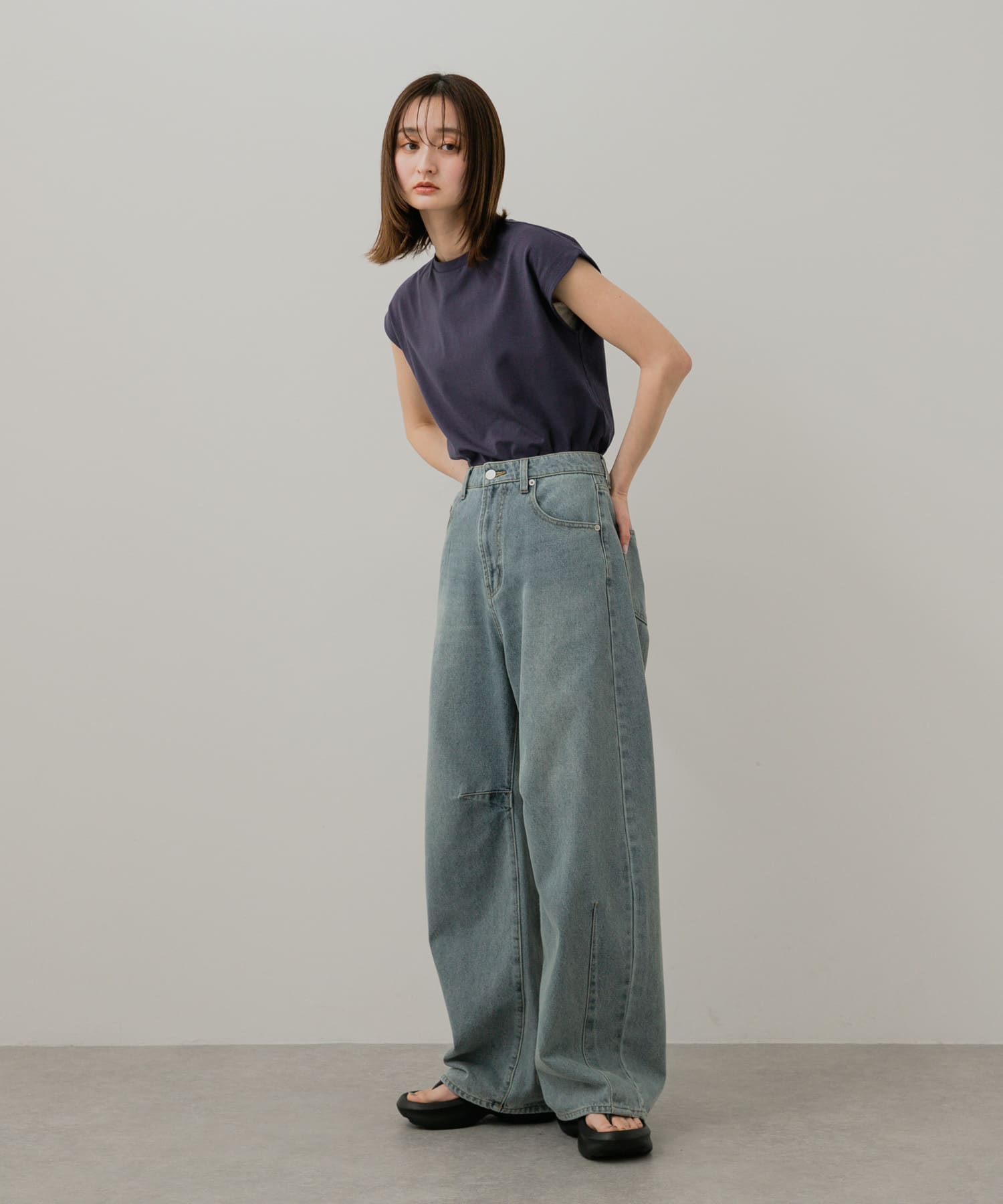 身長：169cm サイズ：one