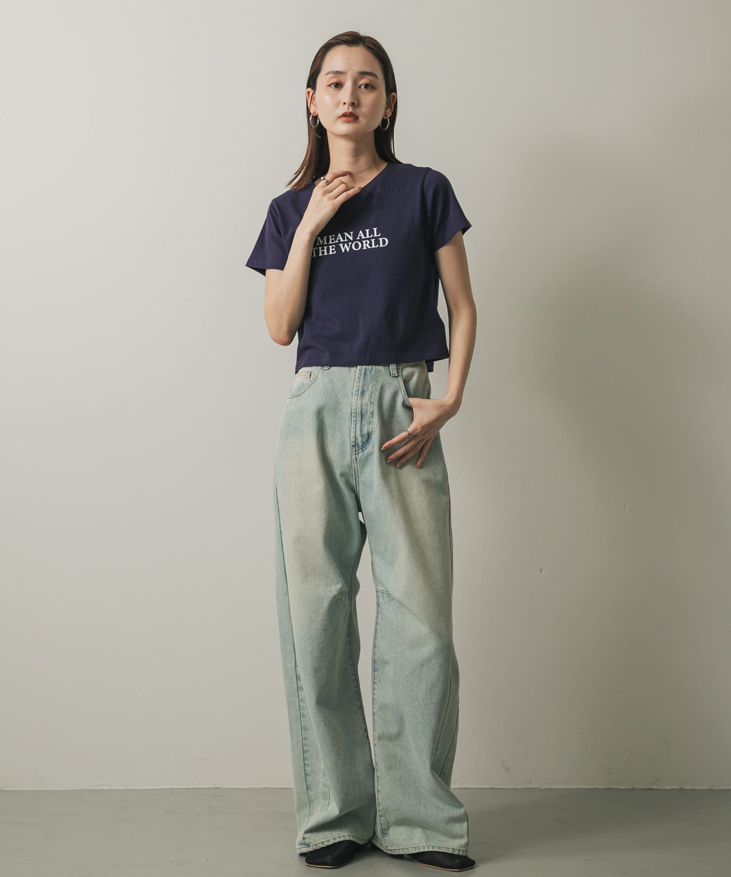 身長：169cm サイズ：one