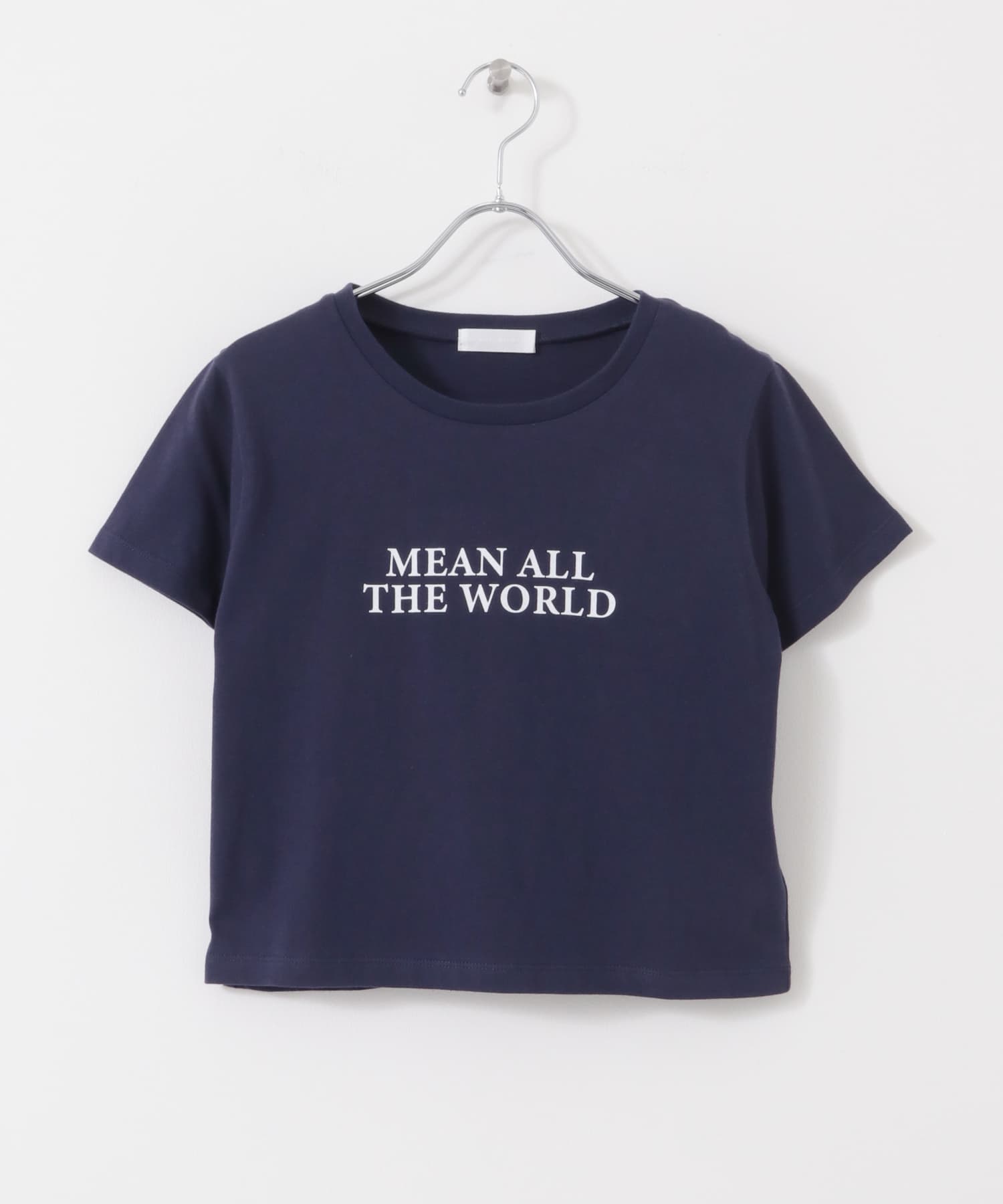 クロップドグラフィックTシャツ(半袖) GRAPHIC-C one