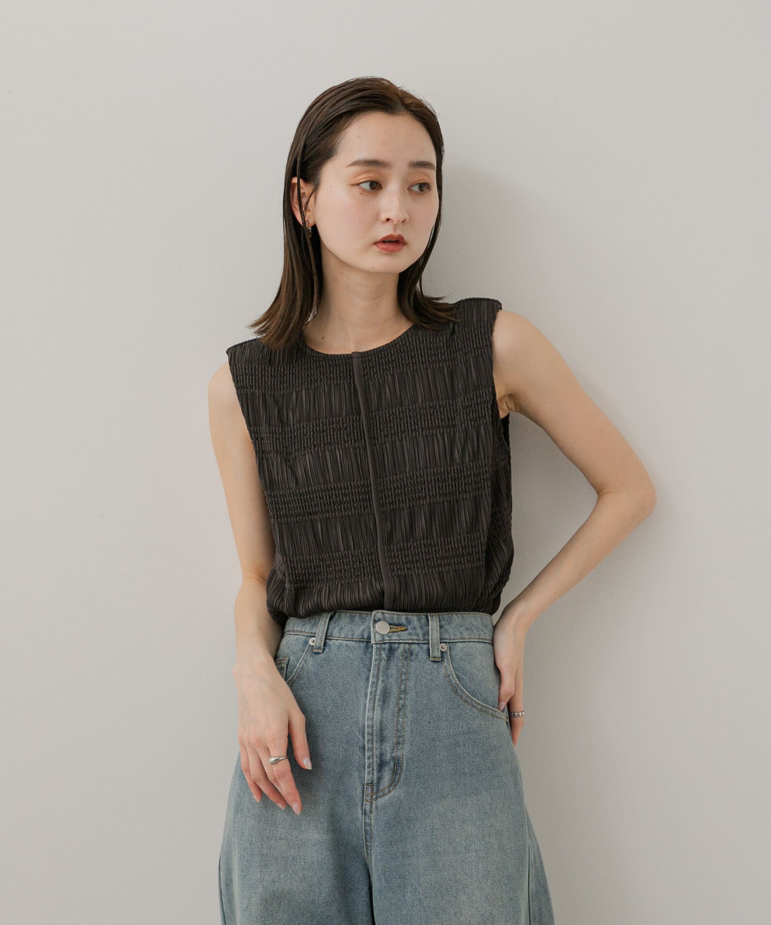 身長：169cm サイズ：one