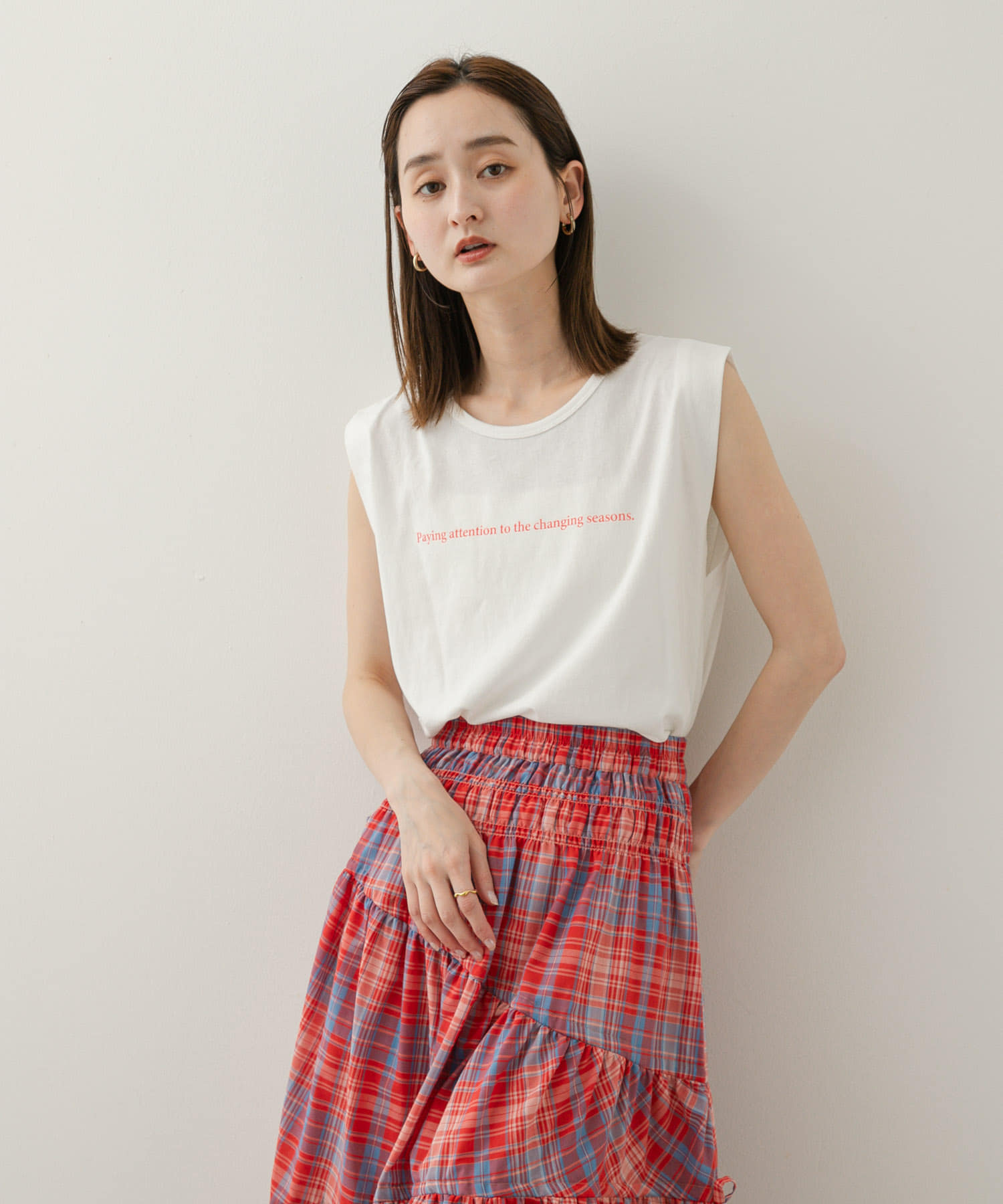 身長：169cm サイズ：one