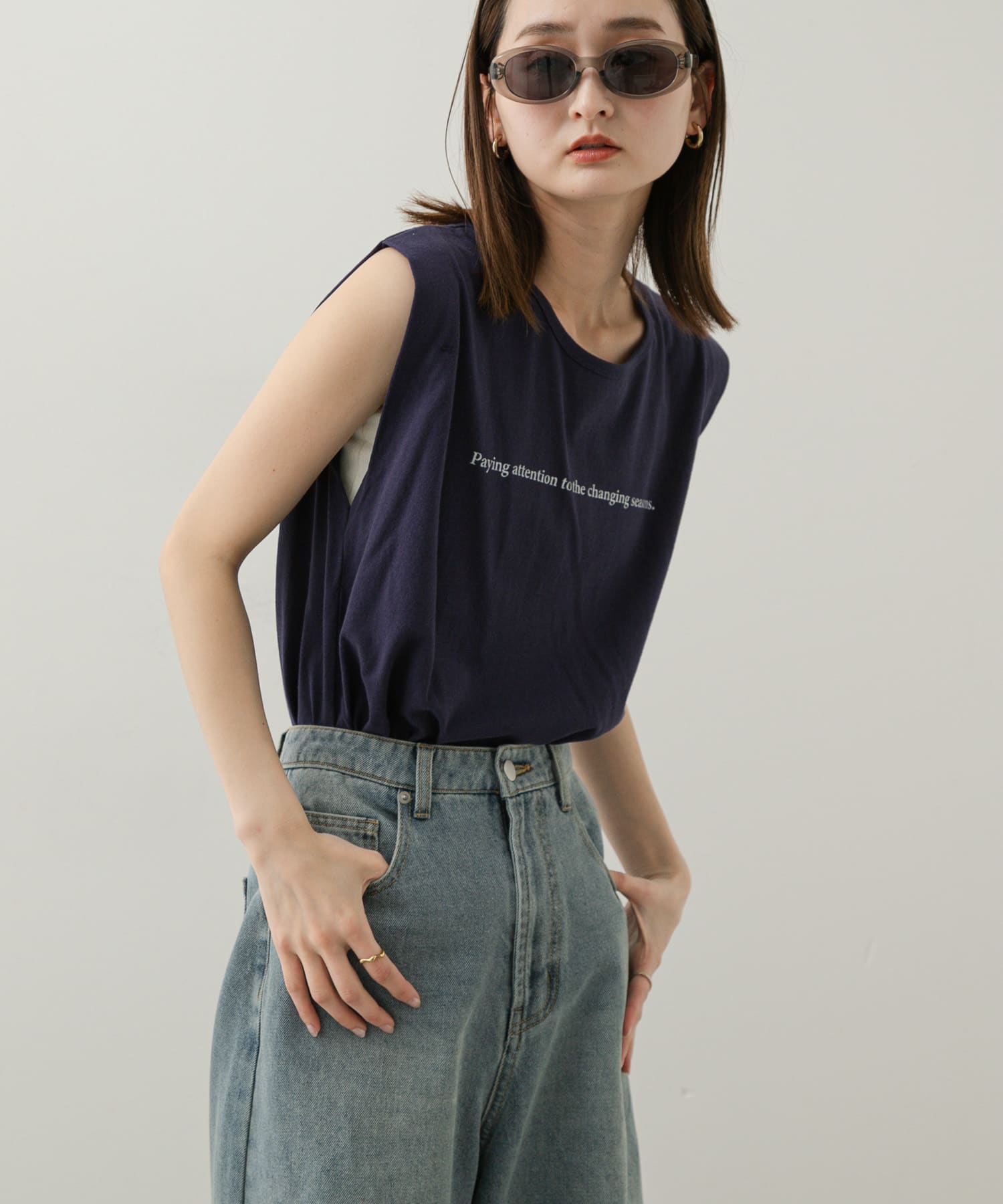 身長：169cm サイズ：one