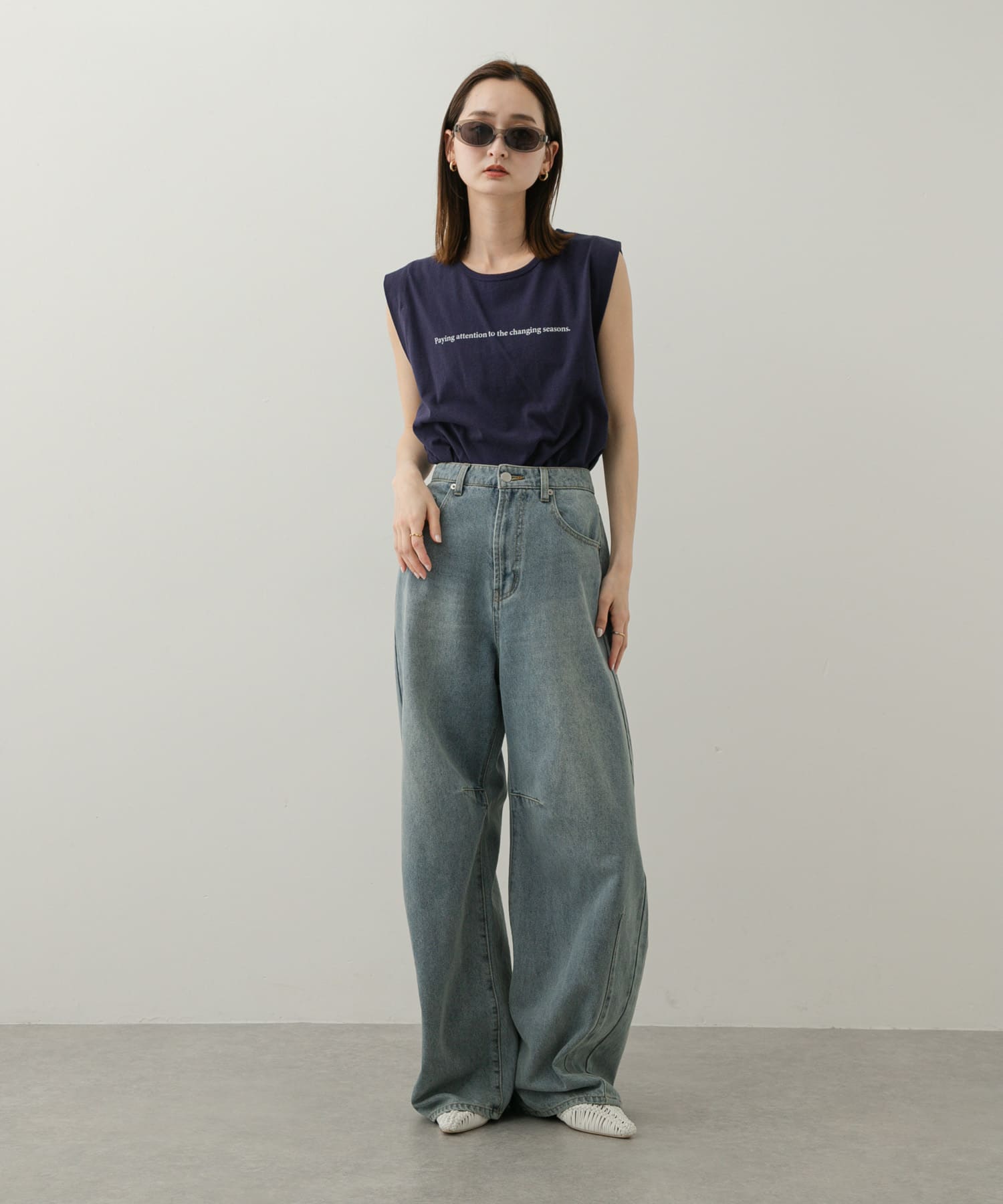 身長：169cm サイズ：one