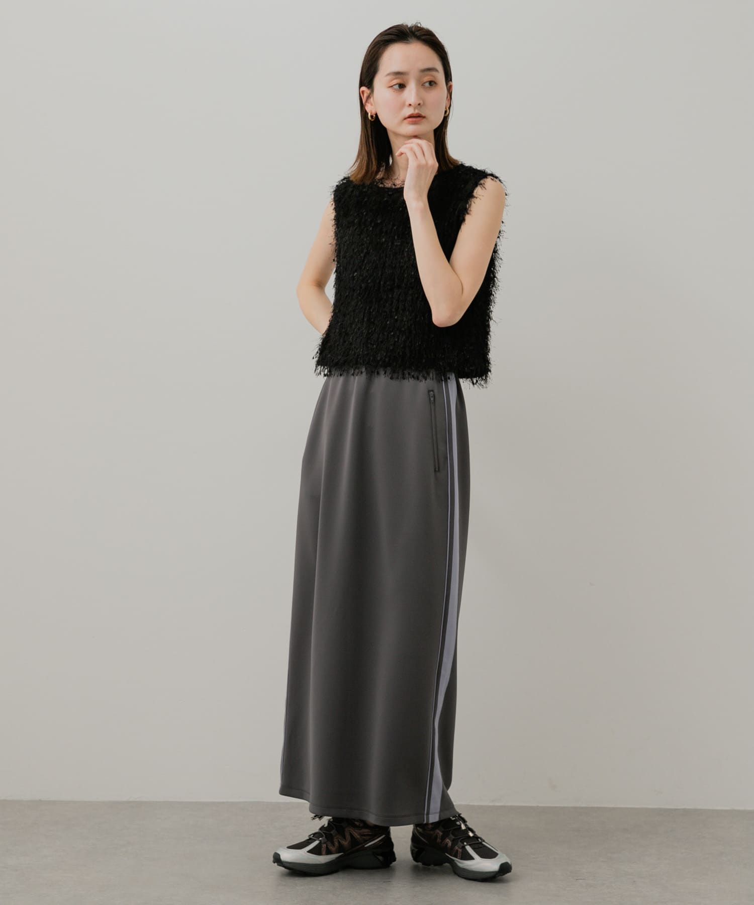 身長：169cm サイズ：one
