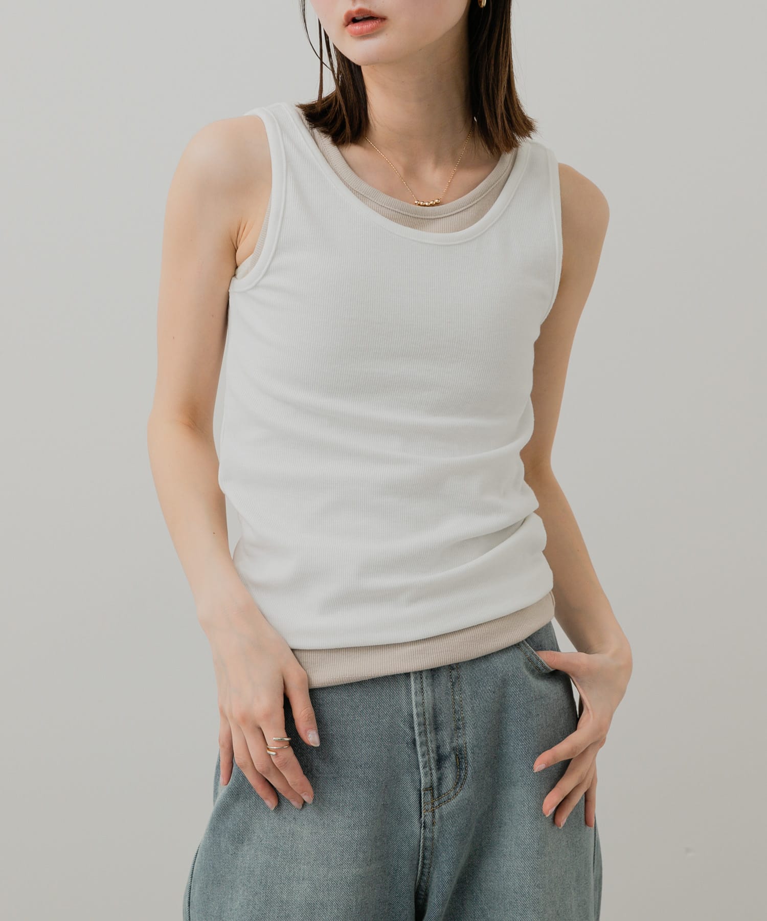 身長：169cm サイズ：one