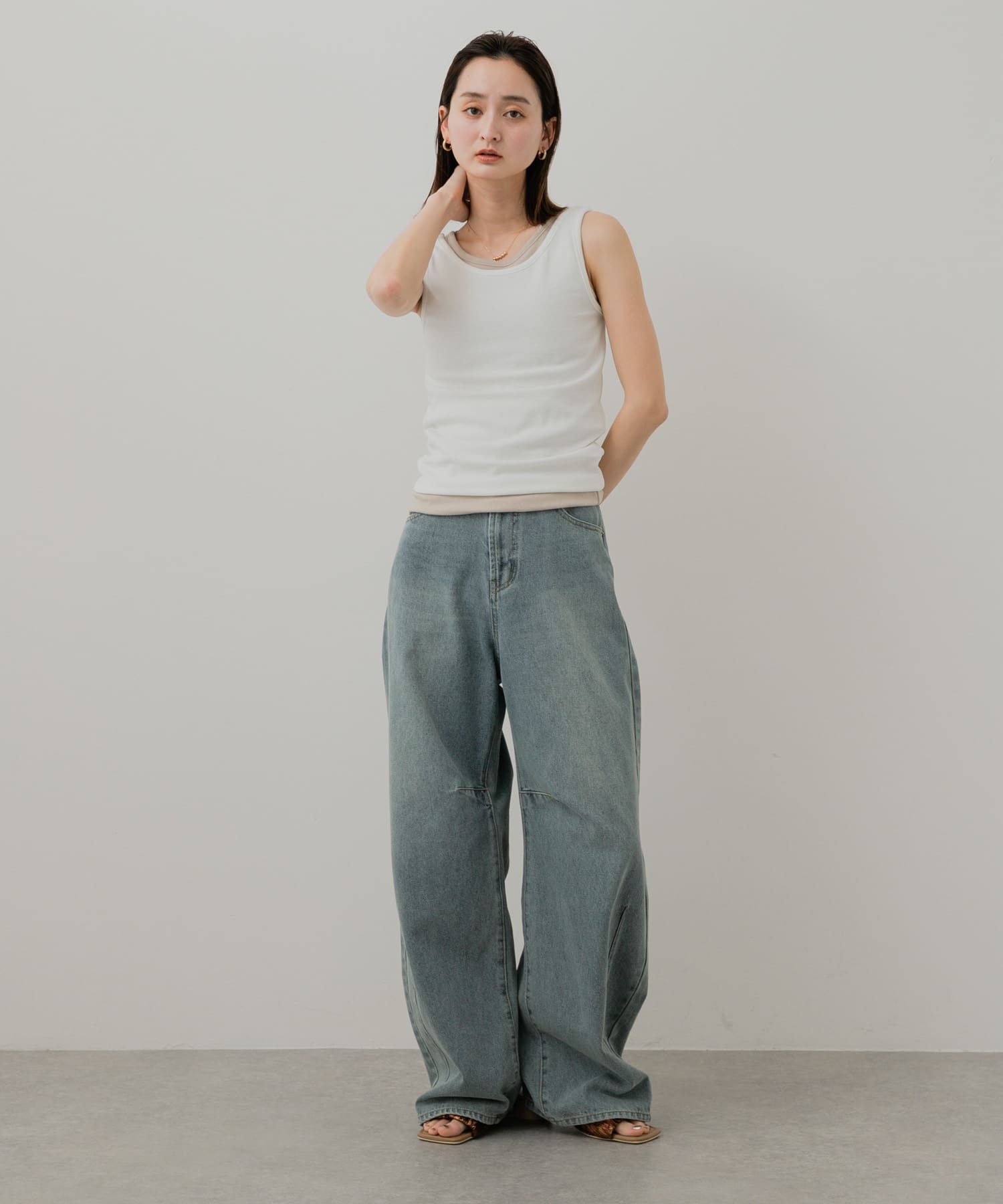 身長：169cm サイズ：one