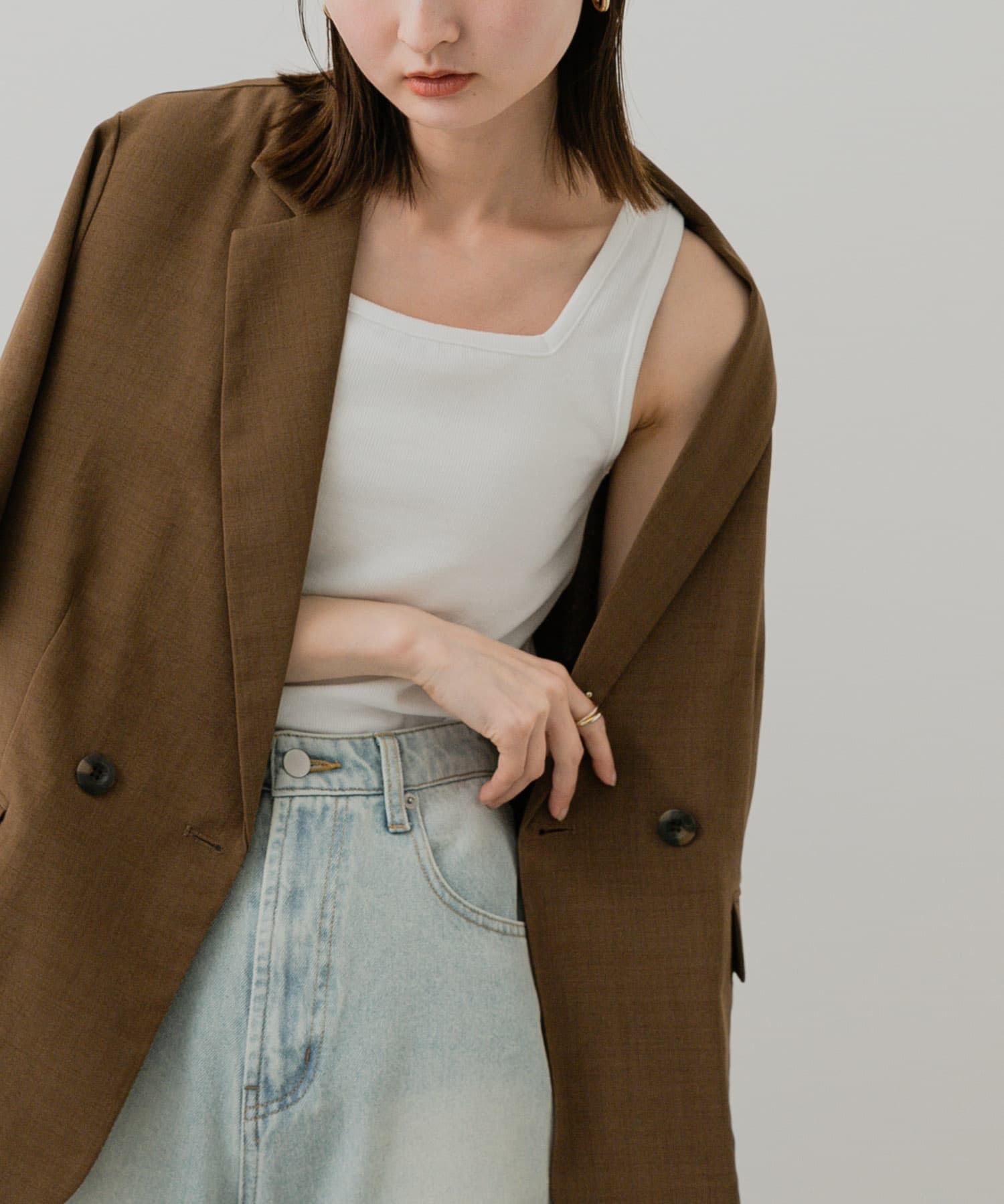 身長：169cm サイズ：one