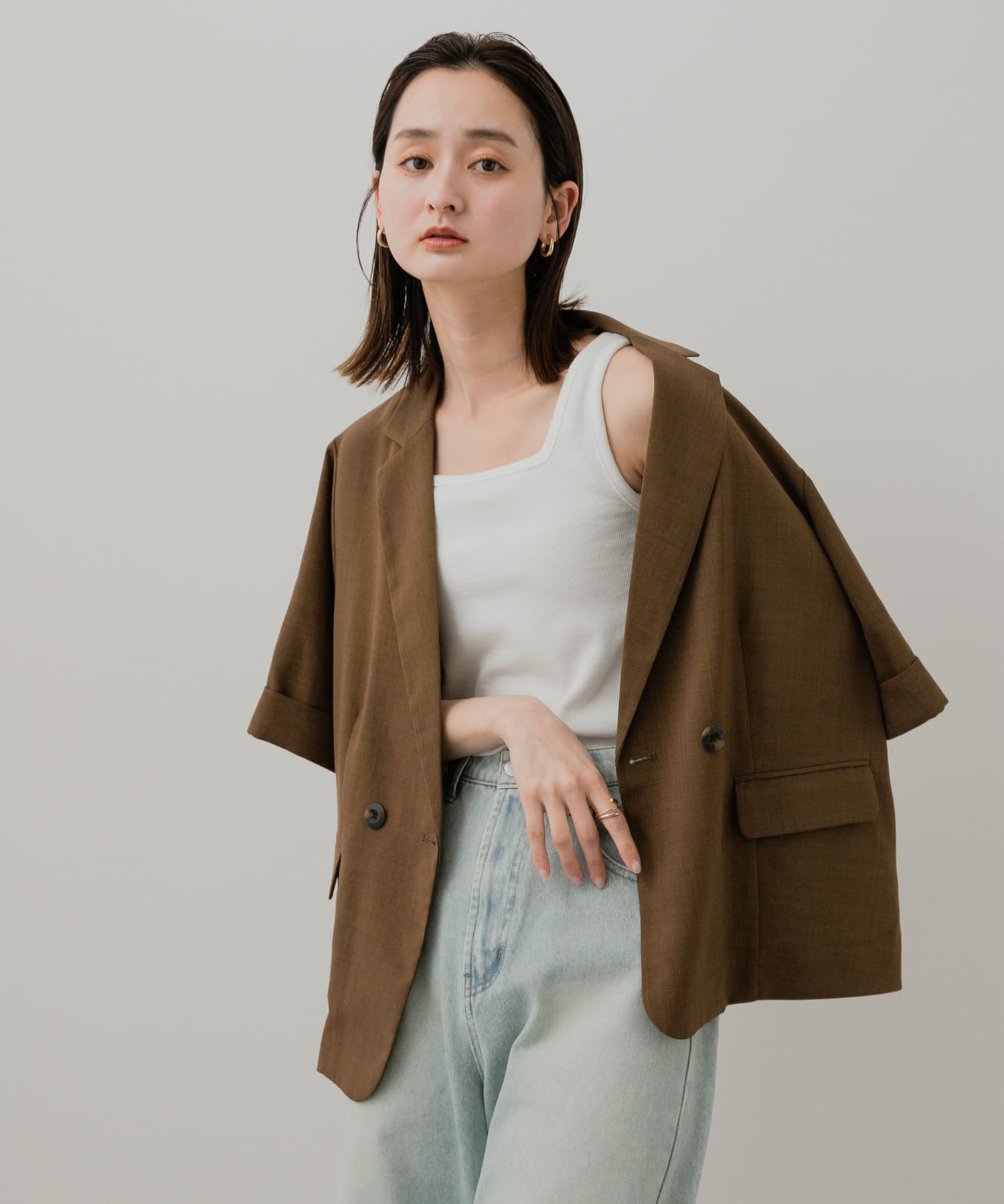 身長：169cm サイズ：one