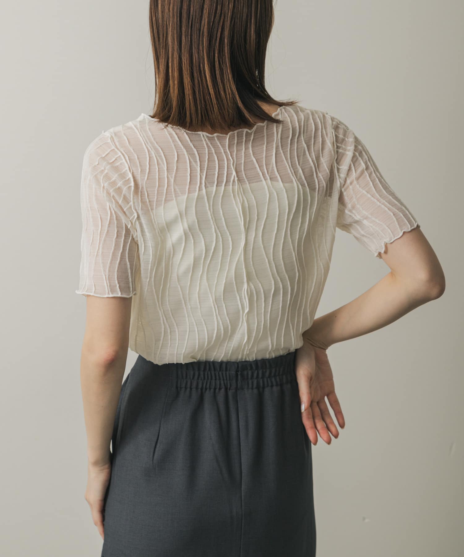 身長：169cm サイズ：one