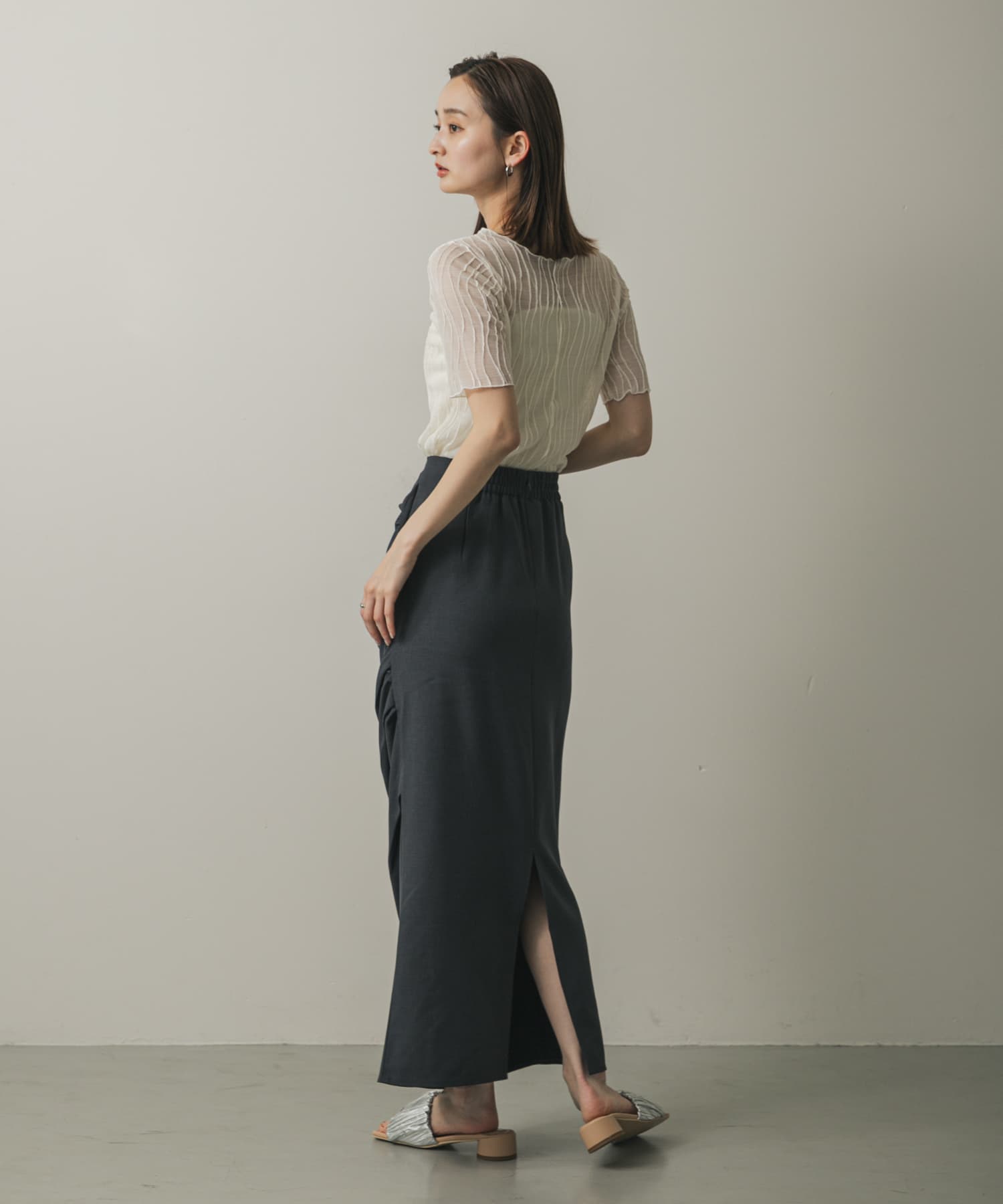 身長：169cm サイズ：one