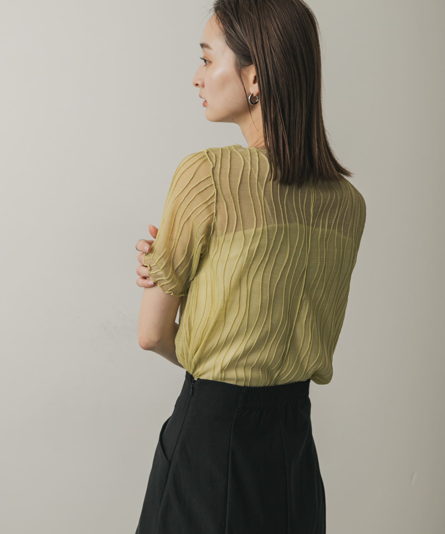 身長：169cm サイズ：one