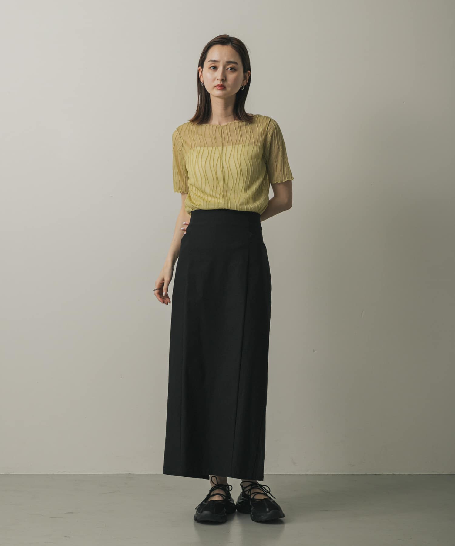 身長：169cm サイズ：one