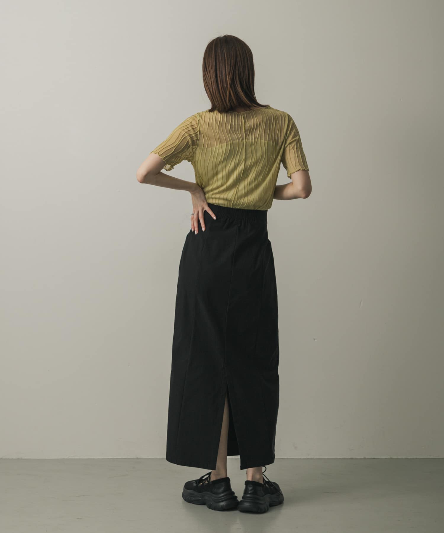 身長：169cm サイズ：one