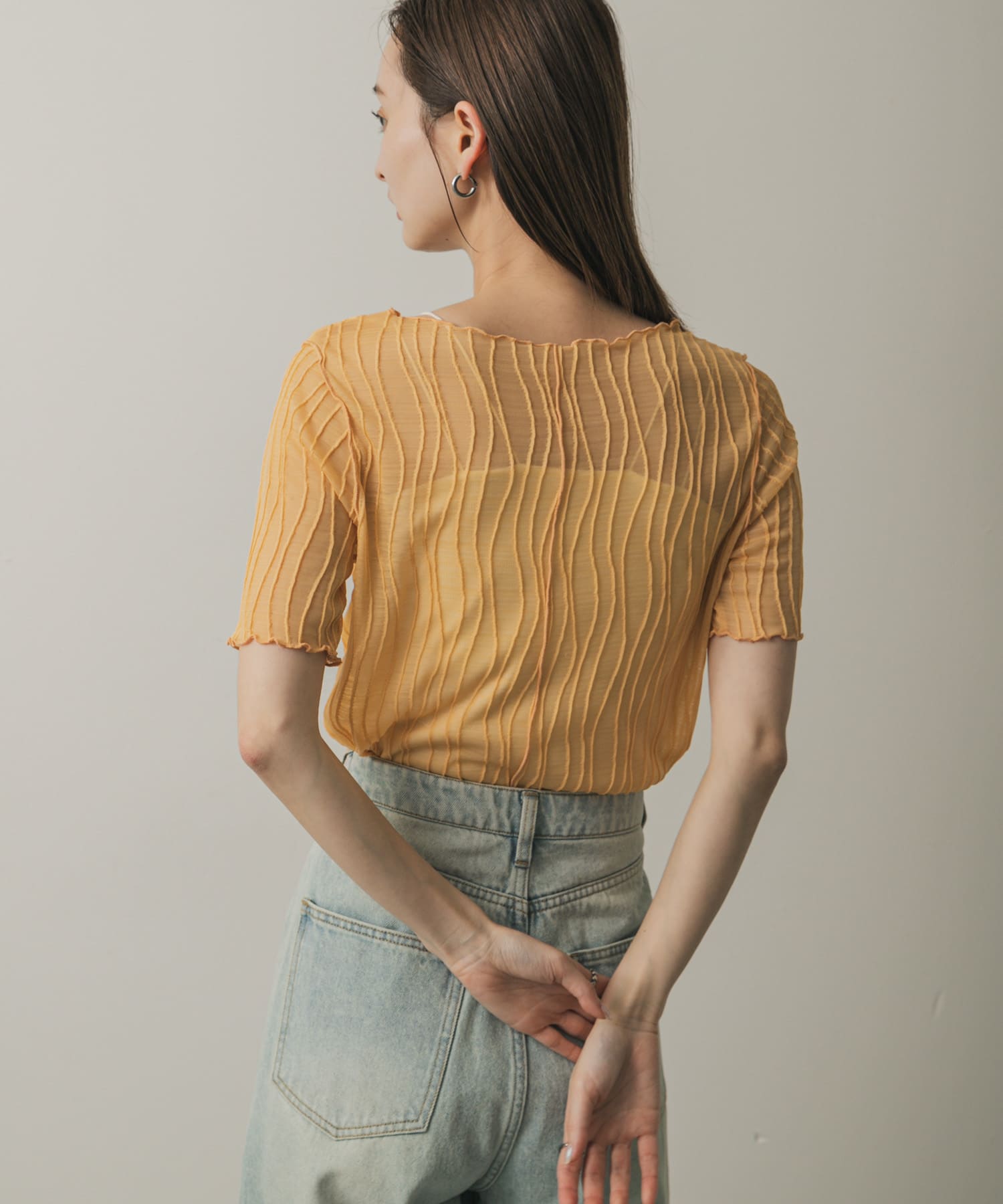 身長：169cm サイズ：one