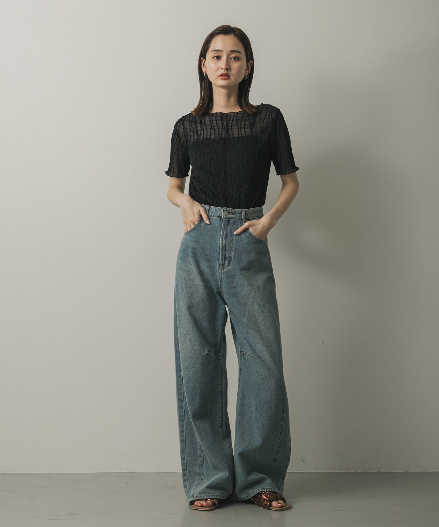 身長：169cm サイズ：one