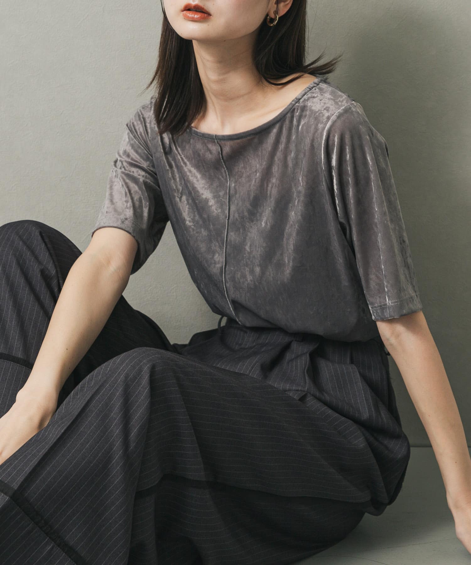 身長：169cm サイズ：one