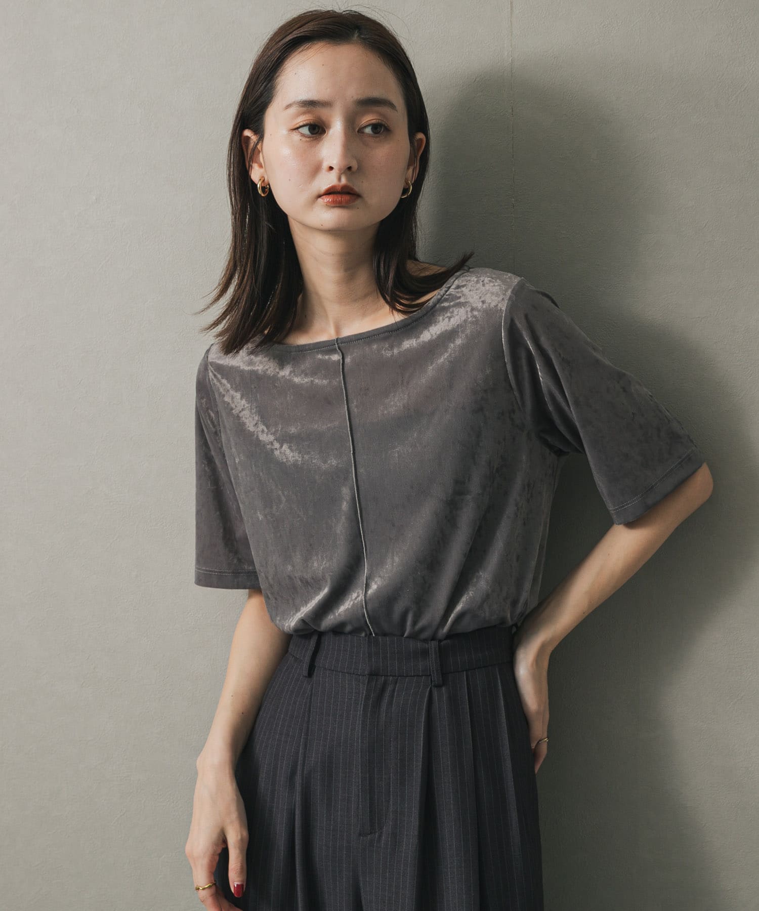 身長：169cm サイズ：one