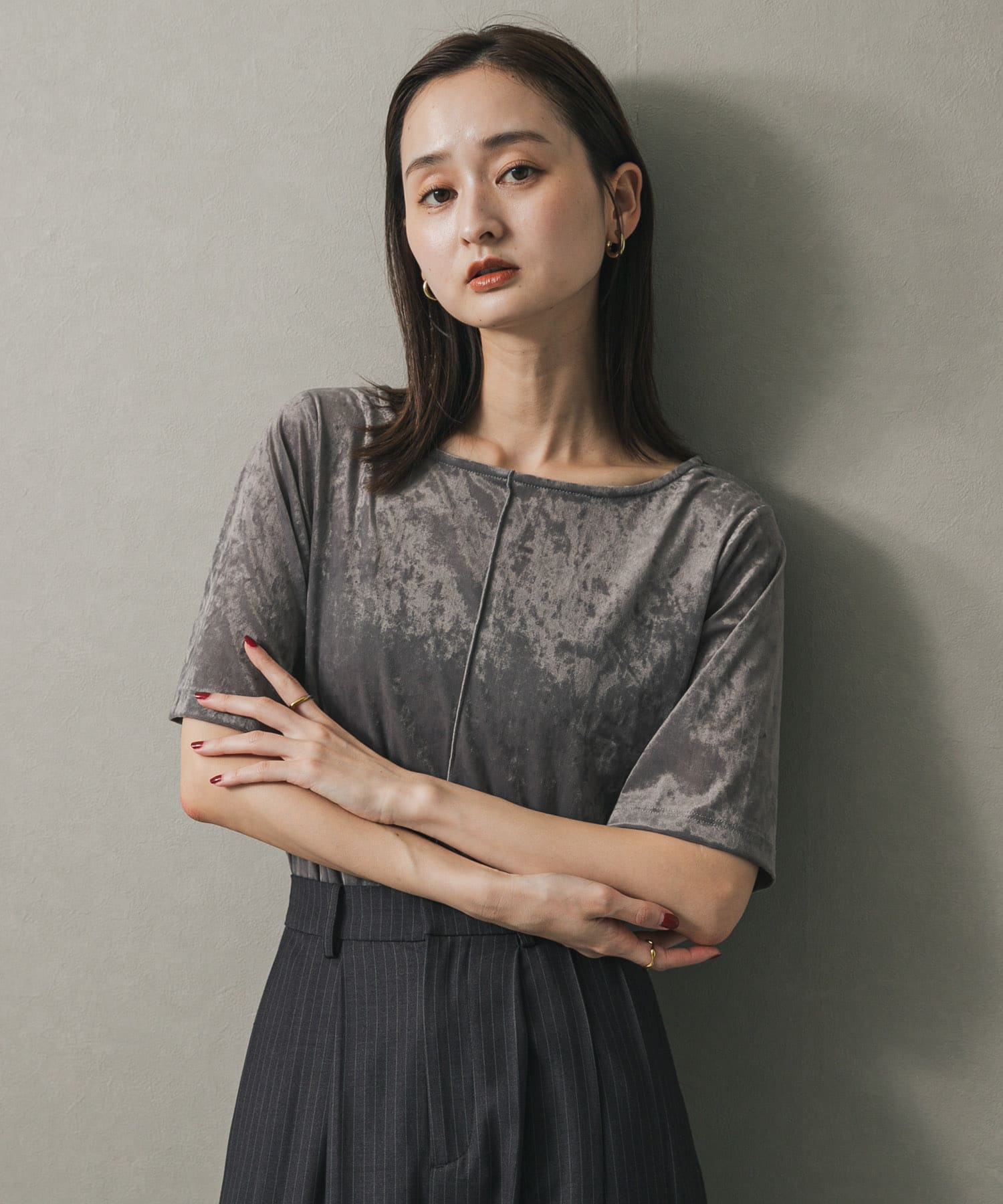 身長：169cm サイズ：one