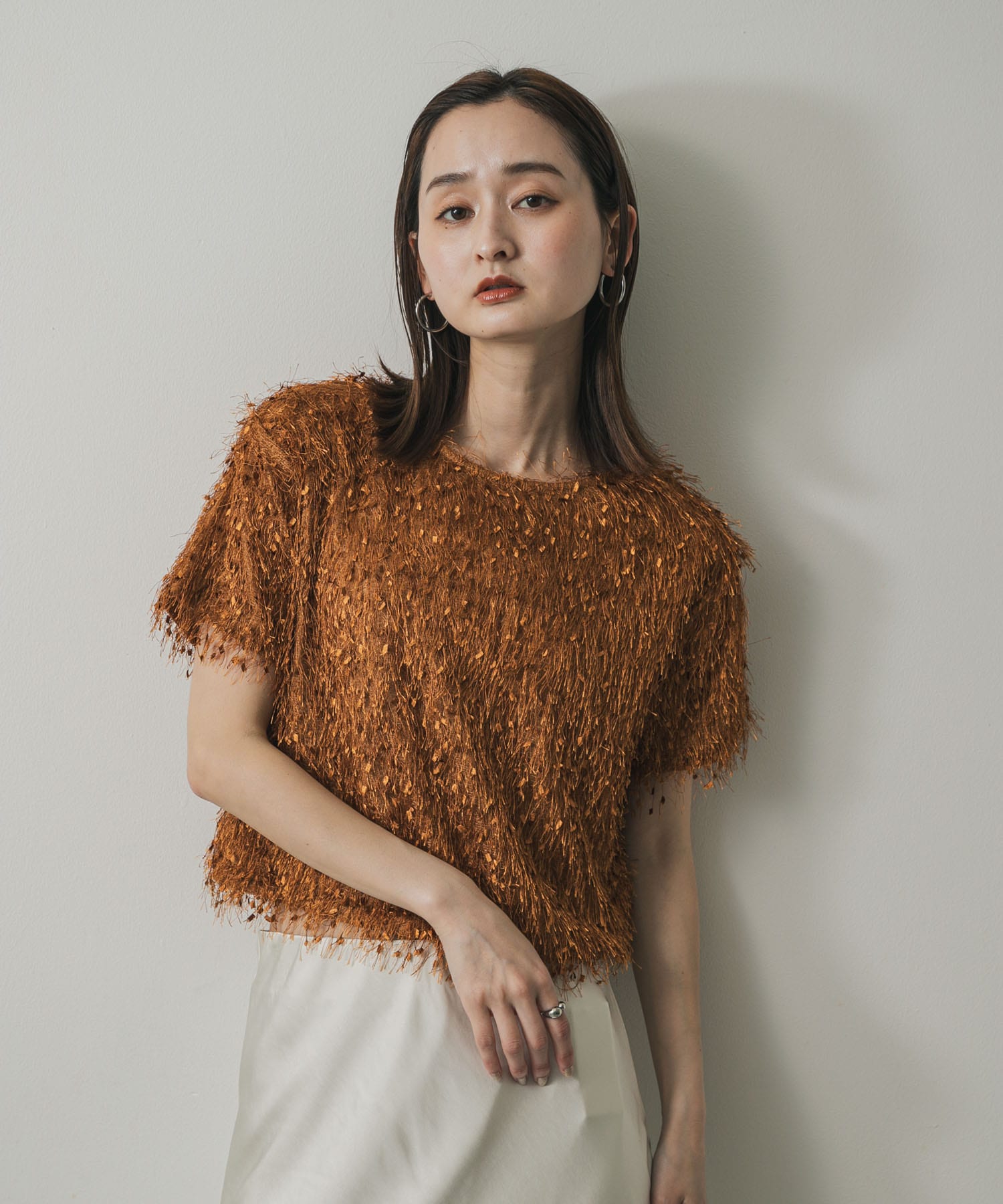 身長：169cm サイズ：one