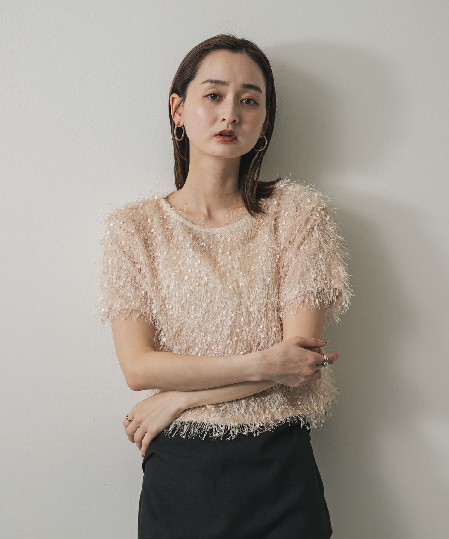 身長：169cm サイズ：one