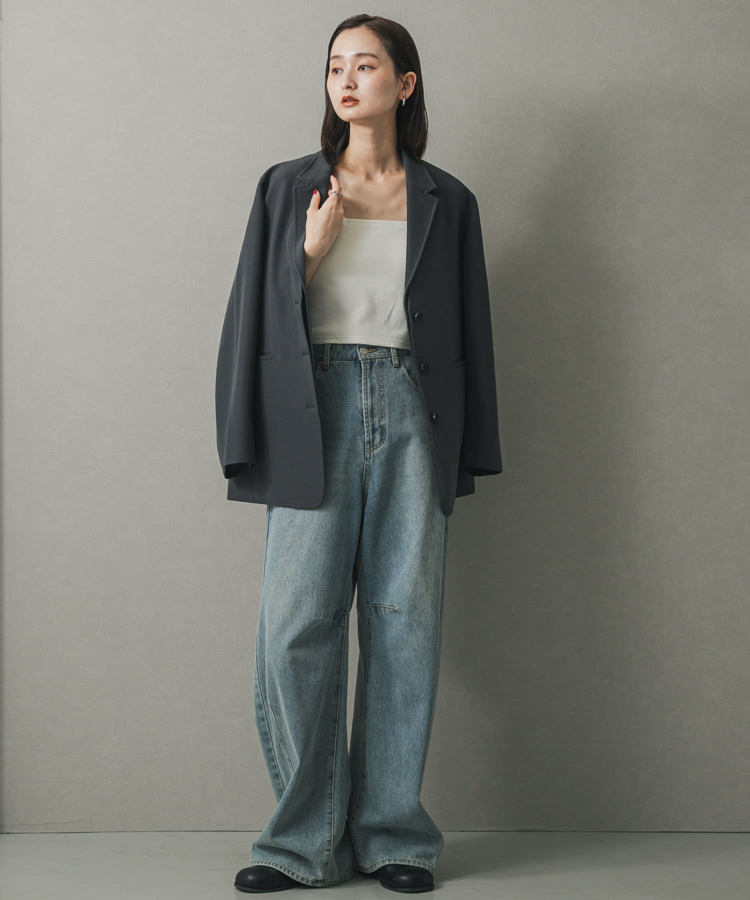 身長：169cm サイズ：one