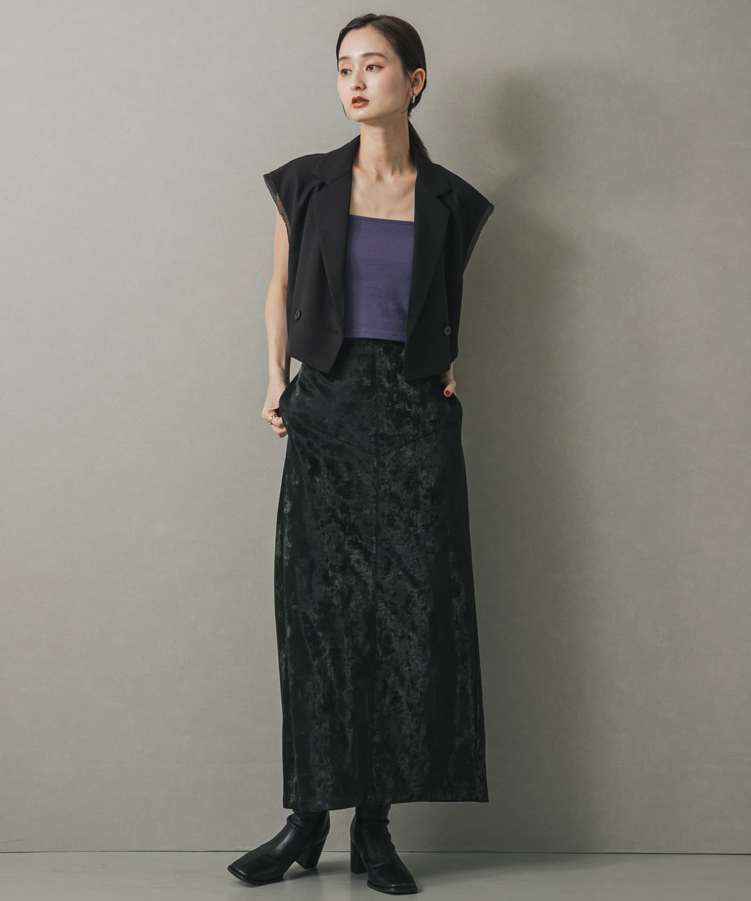 身長：169cm サイズ：one