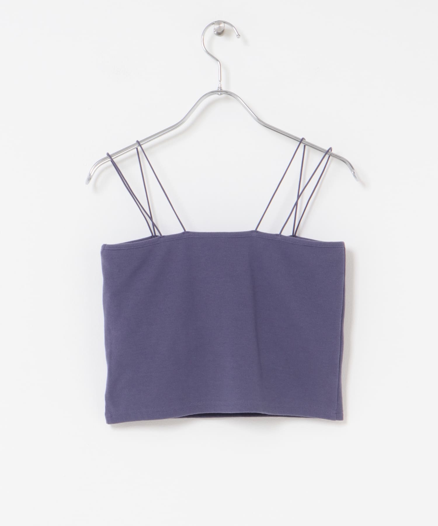 クロップドカップツキキャミソール PURPLE one