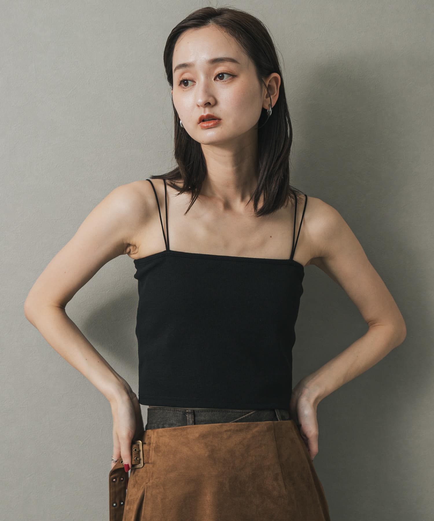 身長：169cm サイズ：one