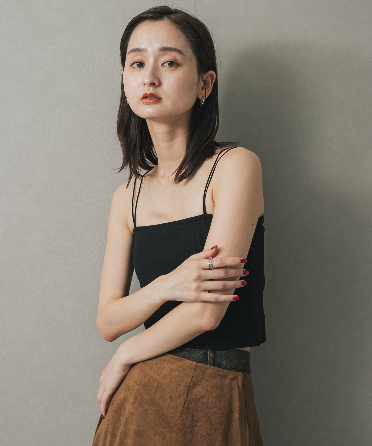 身長：169cm サイズ：one