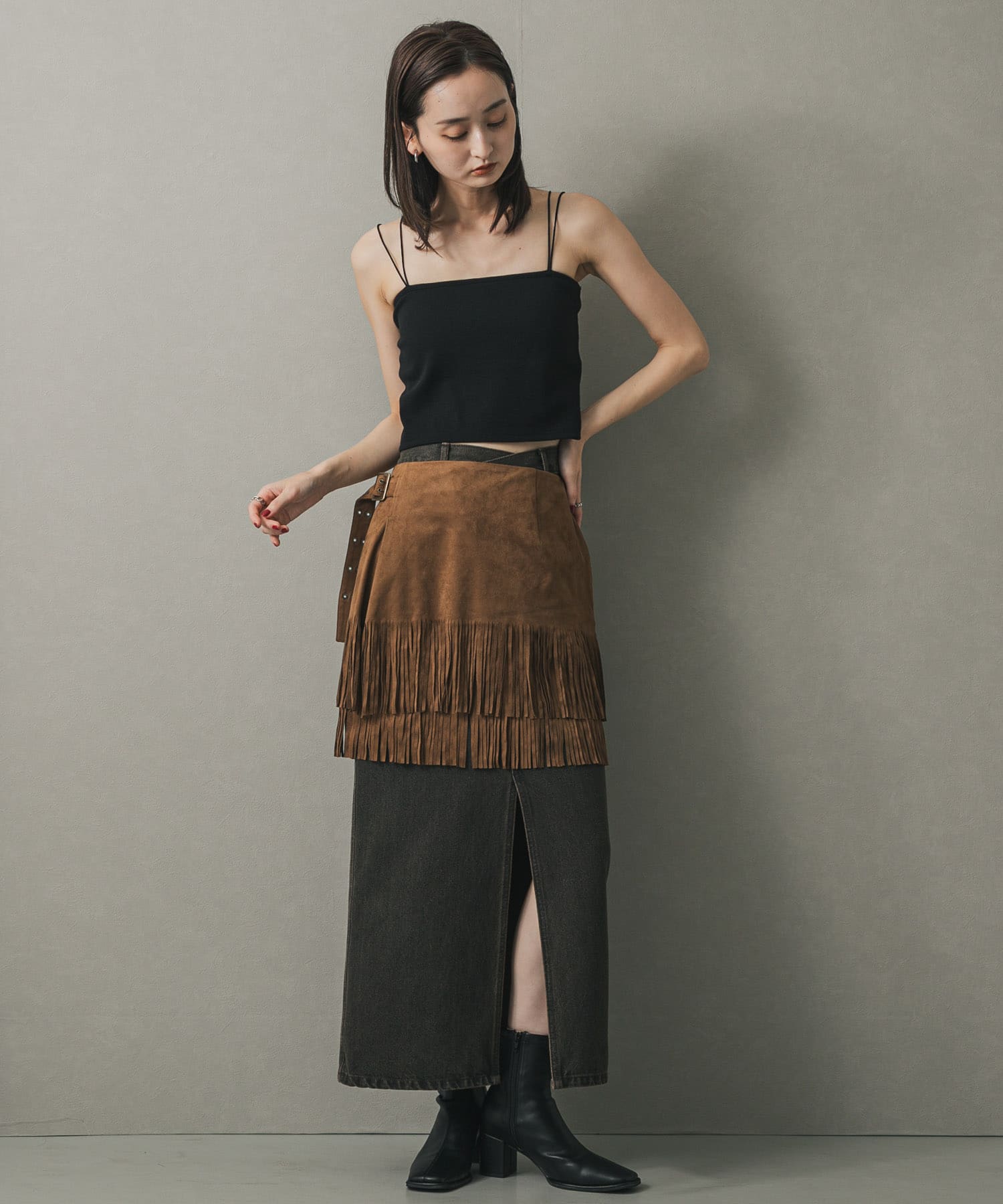 身長：169cm サイズ：one