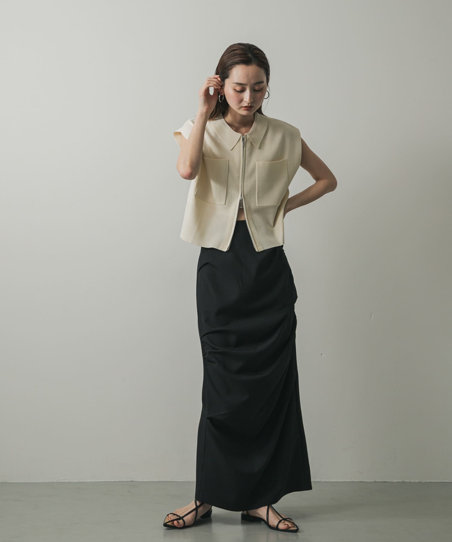 身長：169cm サイズ：one