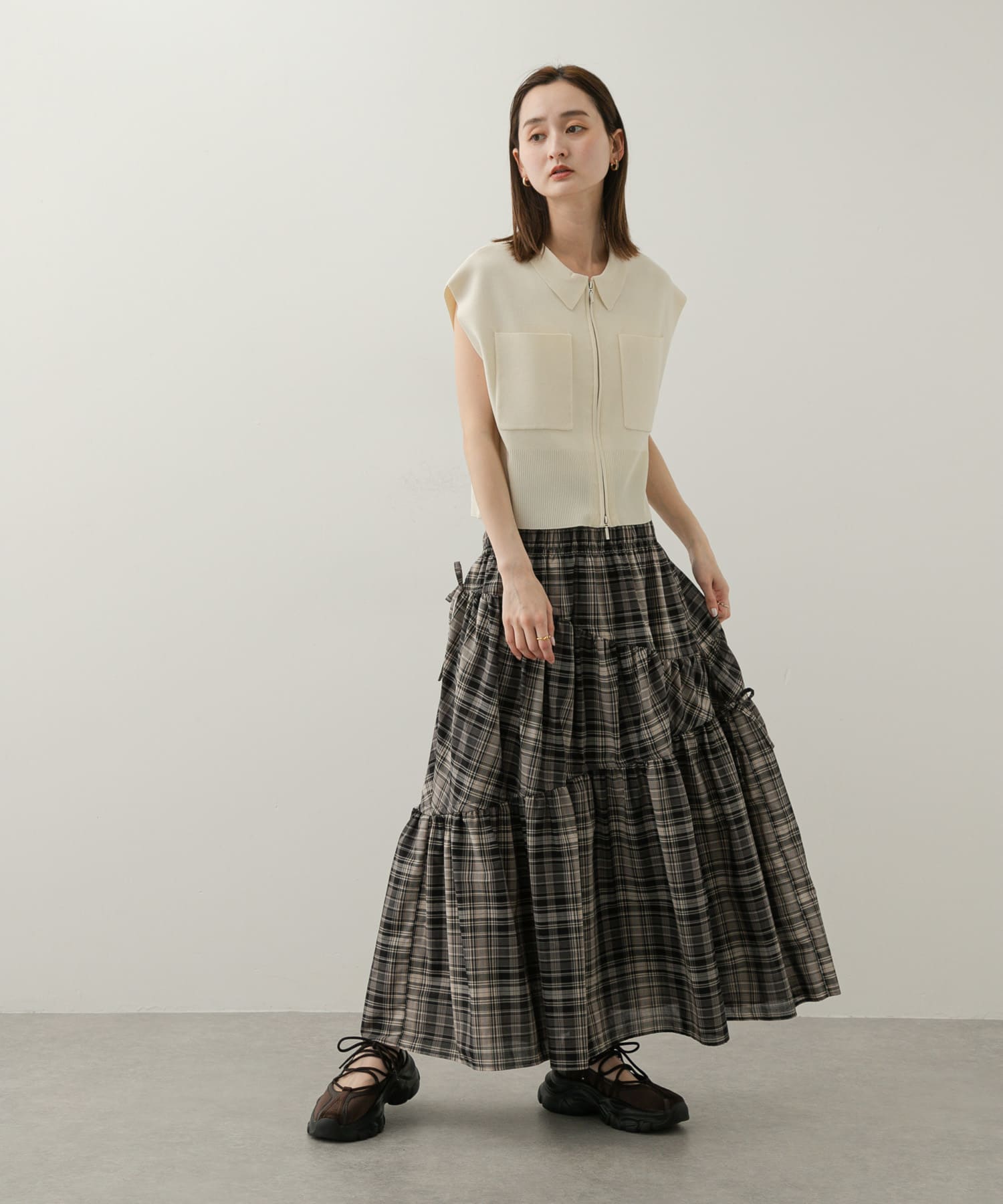 身長：169cm サイズ：one