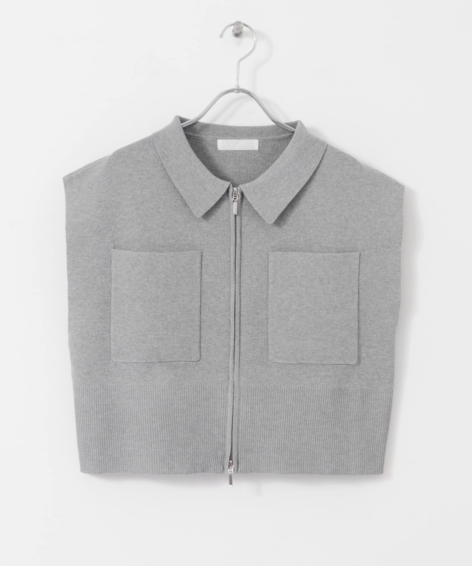 エリツキフロントZIPセーター GRAY one