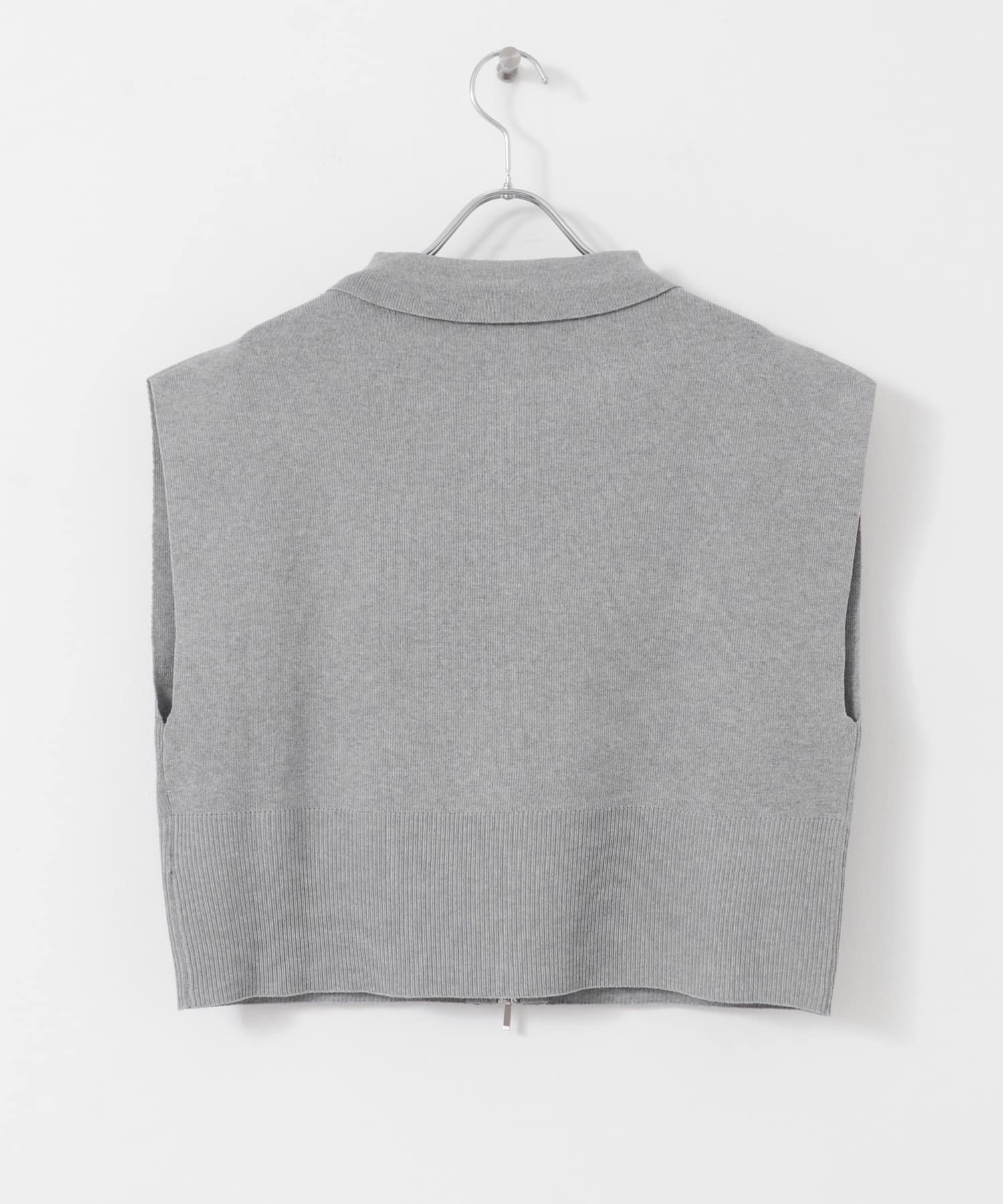 エリツキフロントZIPセーター GRAY one