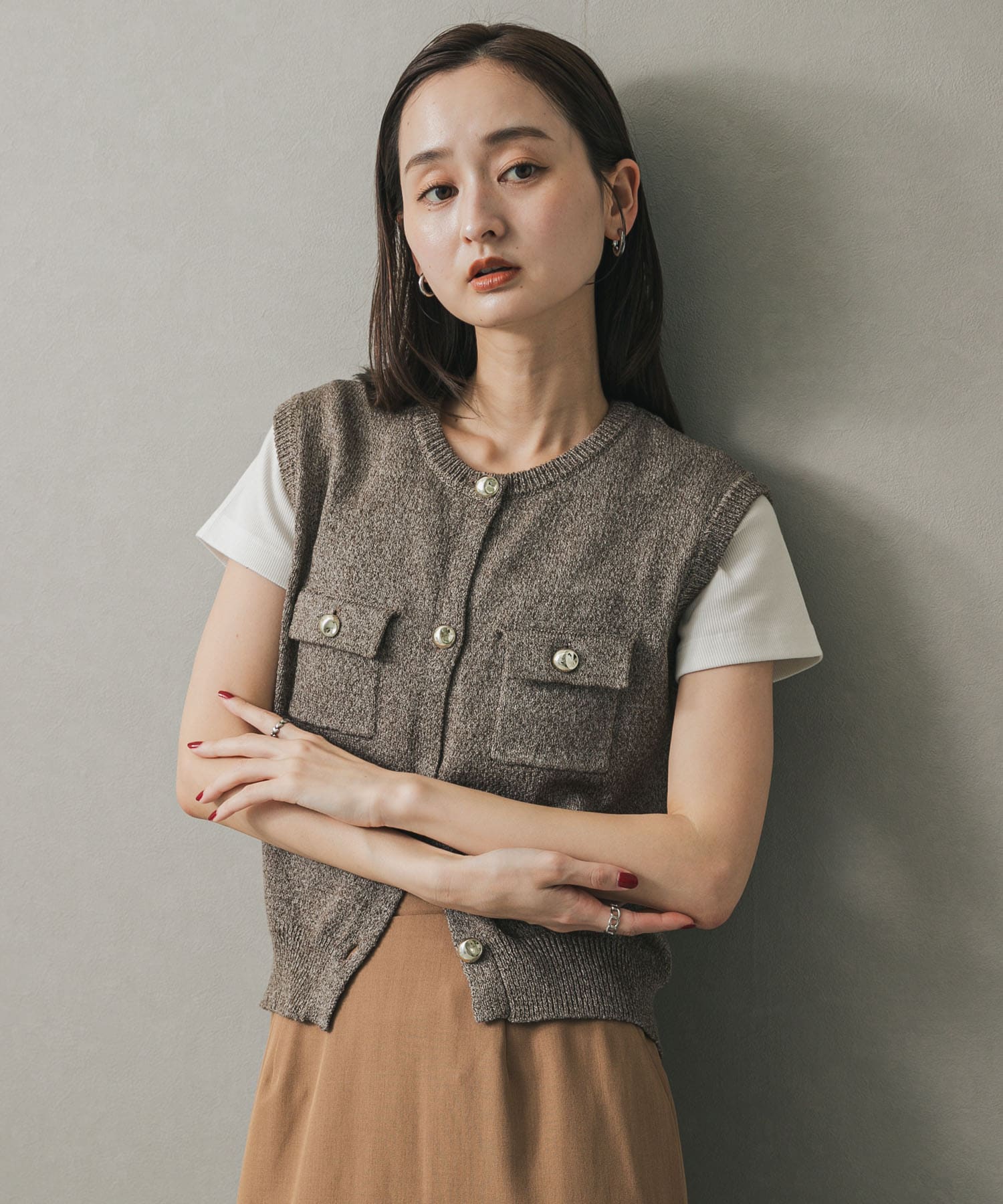 身長：169cm サイズ：one