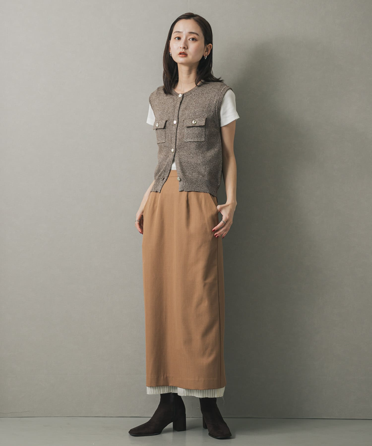 身長：169cm サイズ：one