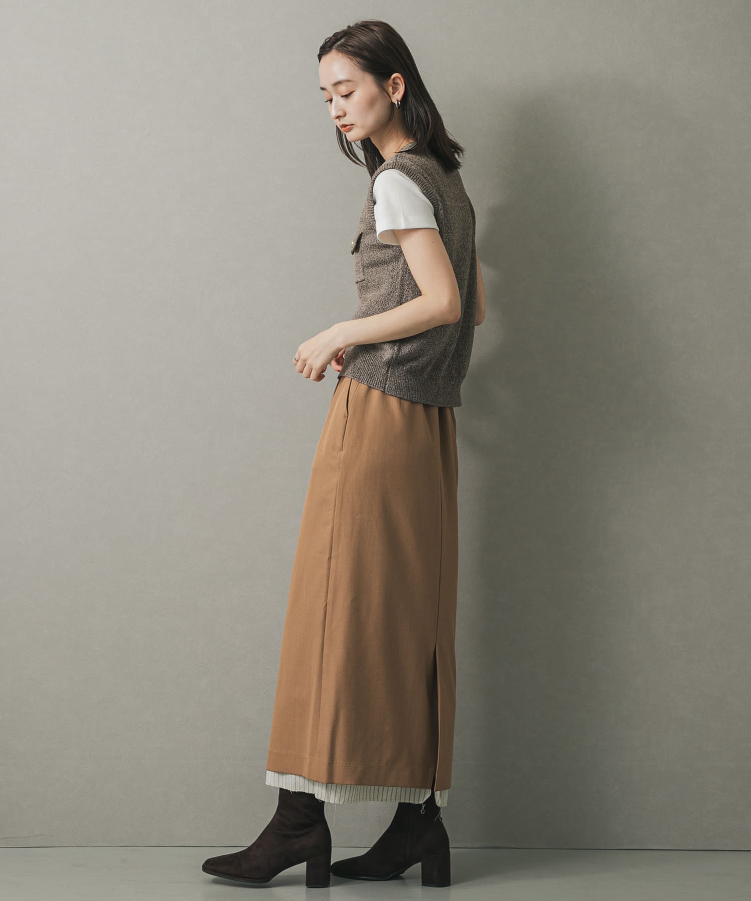 身長：169cm サイズ：one