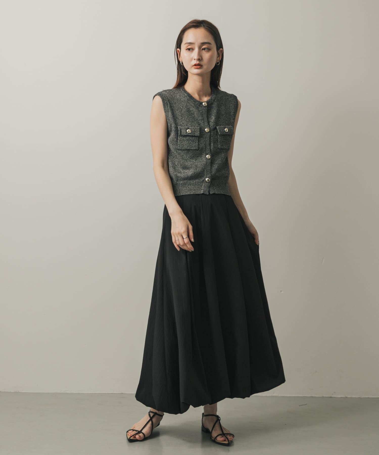 身長：169cm サイズ：one